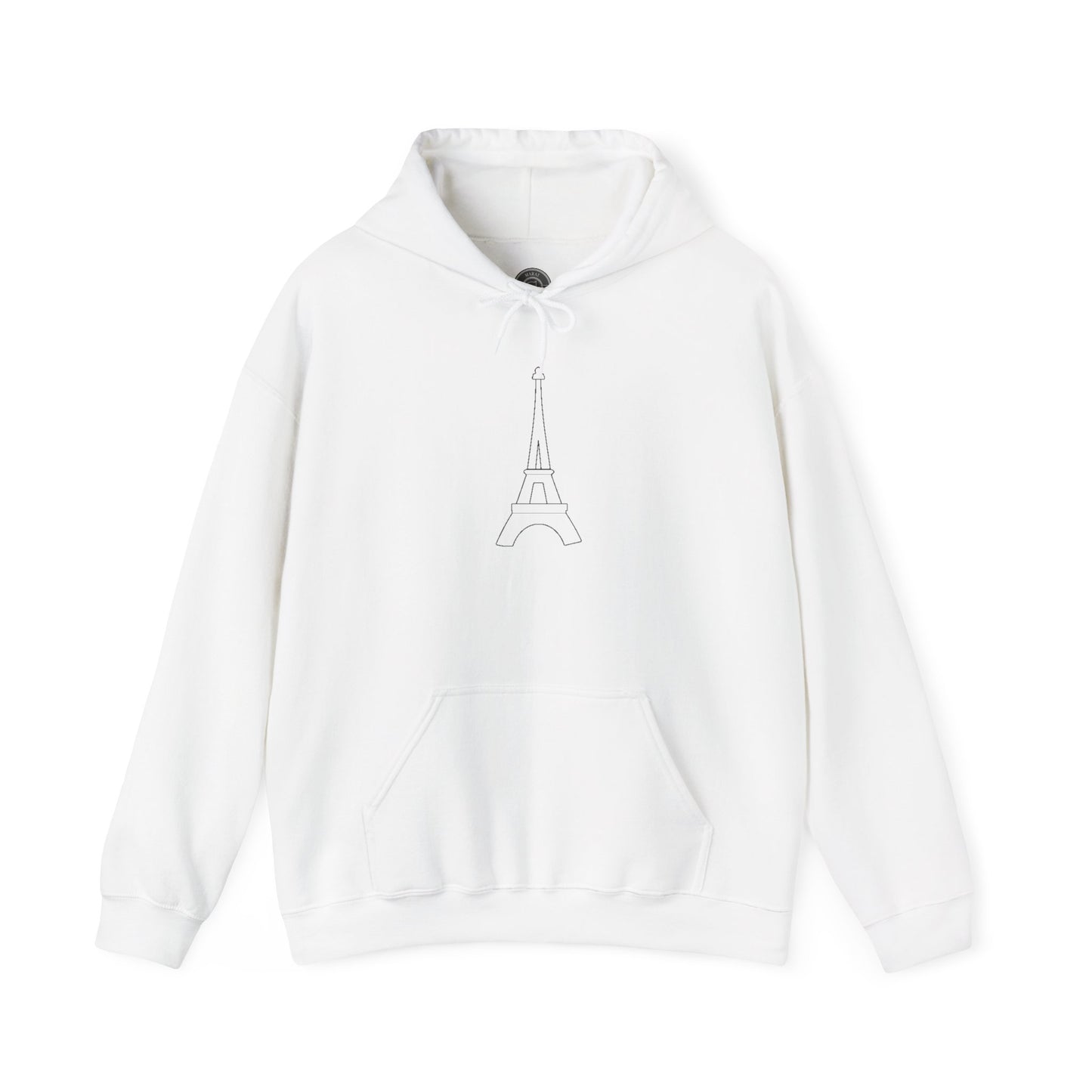 Unisex Paris Hooded Sweatshirt