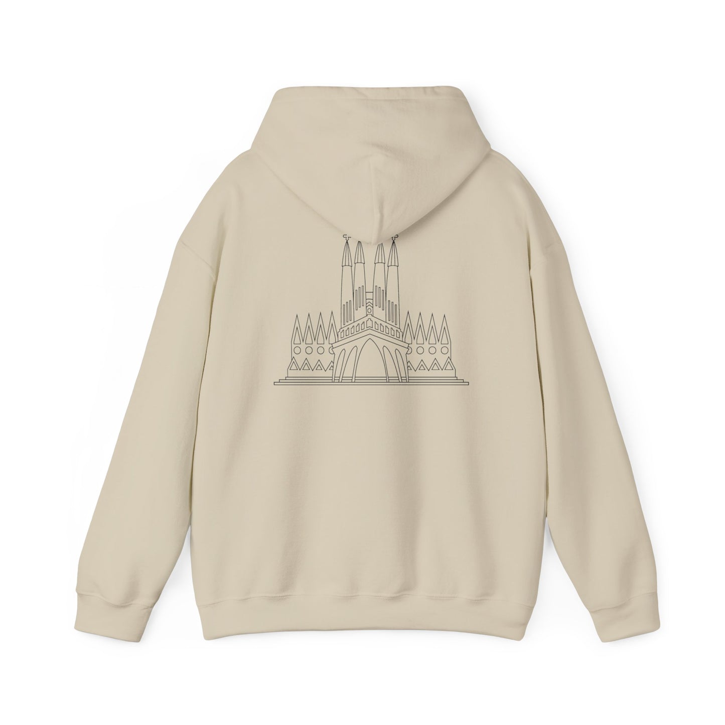 Unisex Barcelona Hooded Sweatshirt