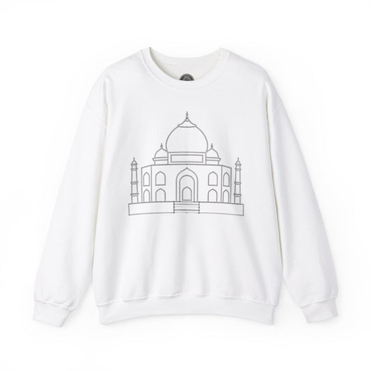 Unisex Taj Mahal Crewneck Sweatshirt