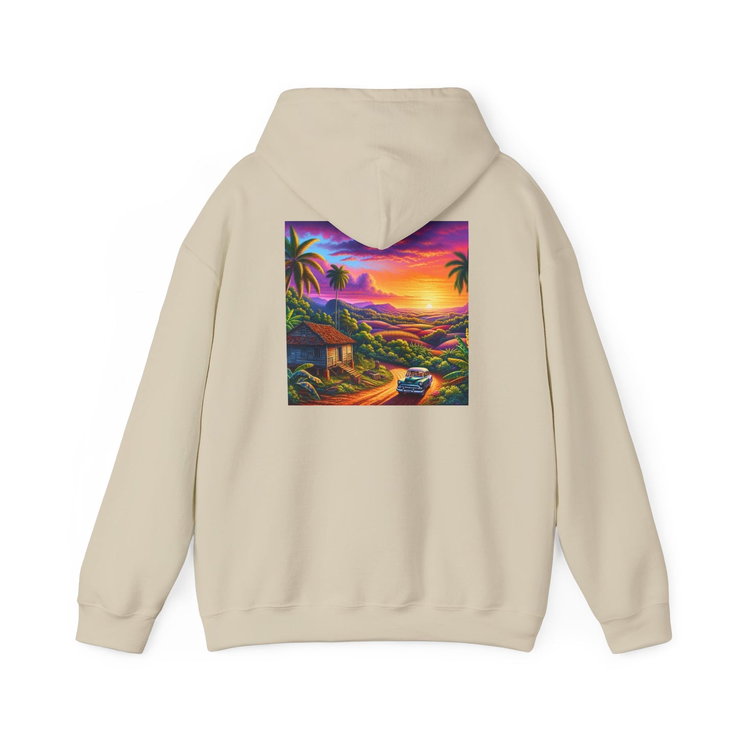 Unisex Cuba Paradise Hooded Sweatshirt