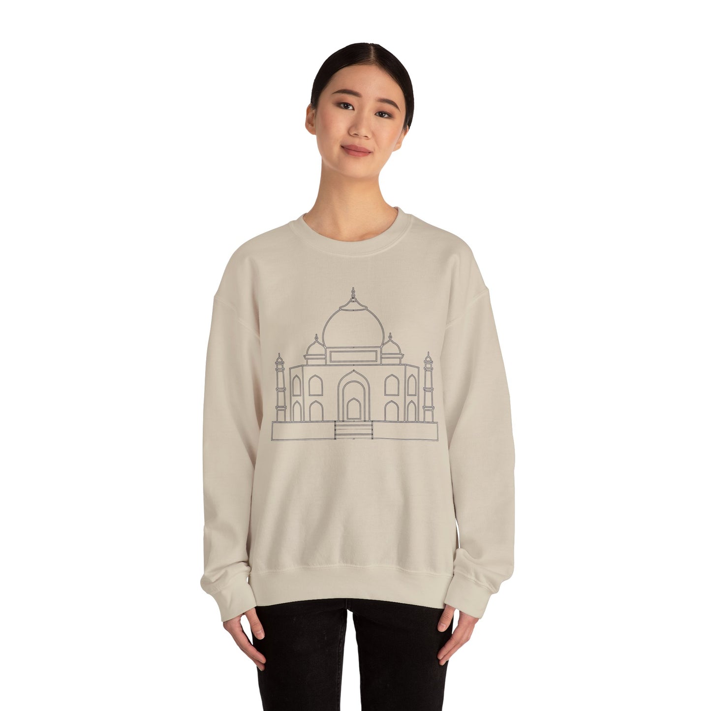 Unisex Taj Mahal Crewneck Sweatshirt