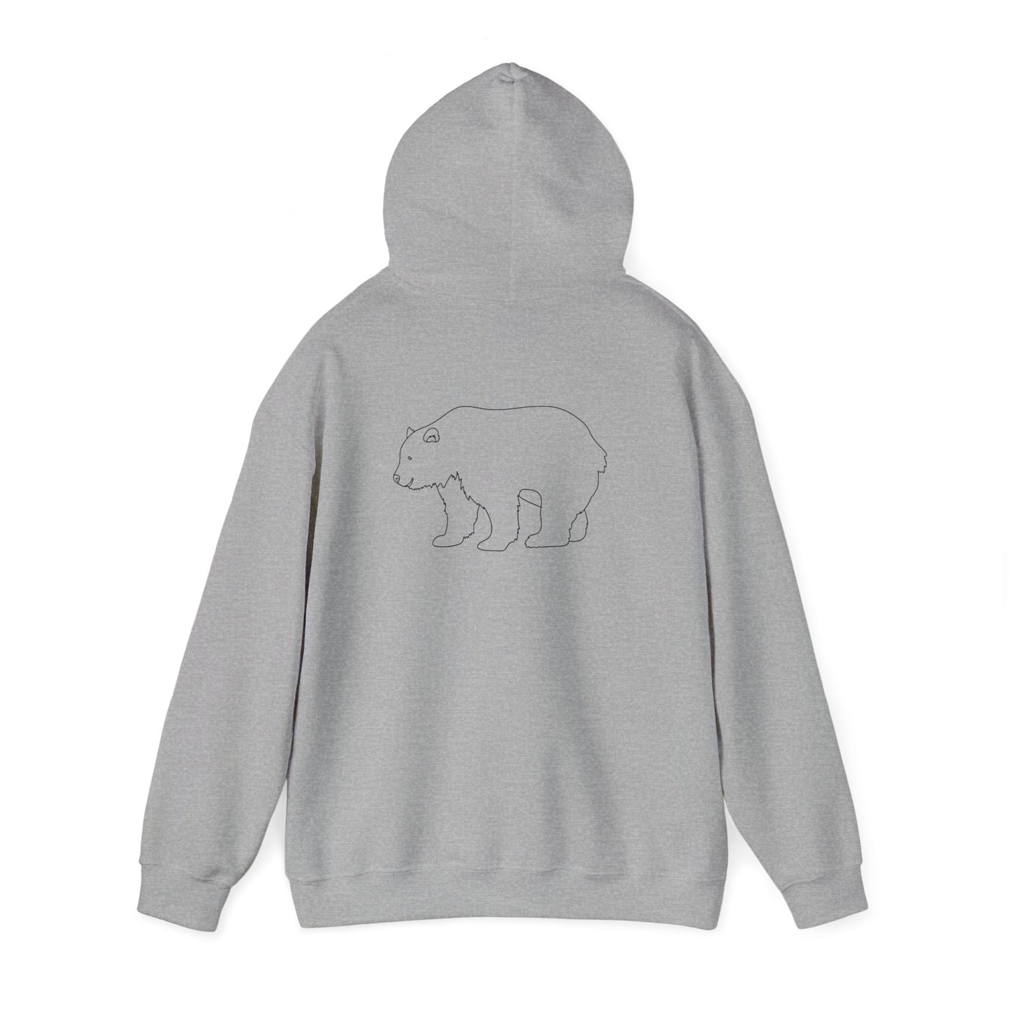 Unisex Bear Hooded Sweatshirt