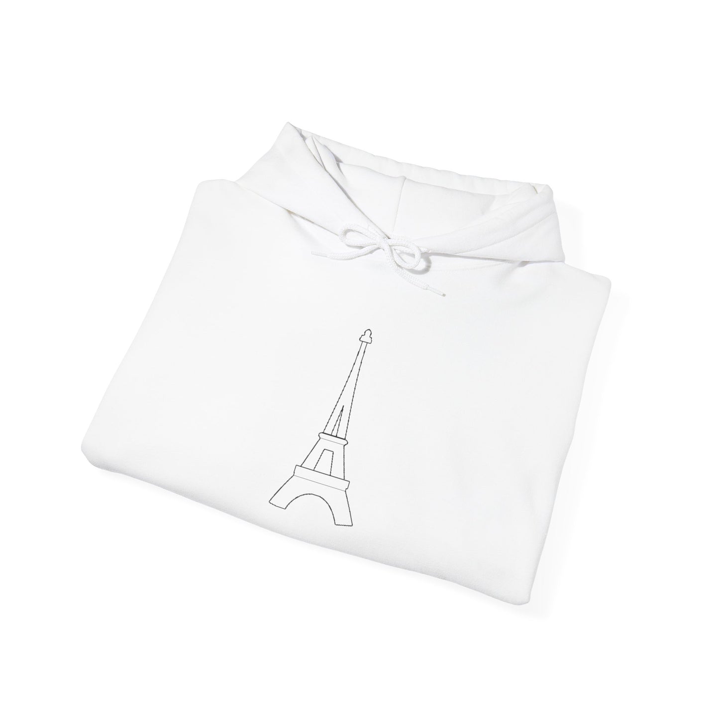 Unisex Paris Hooded Sweatshirt