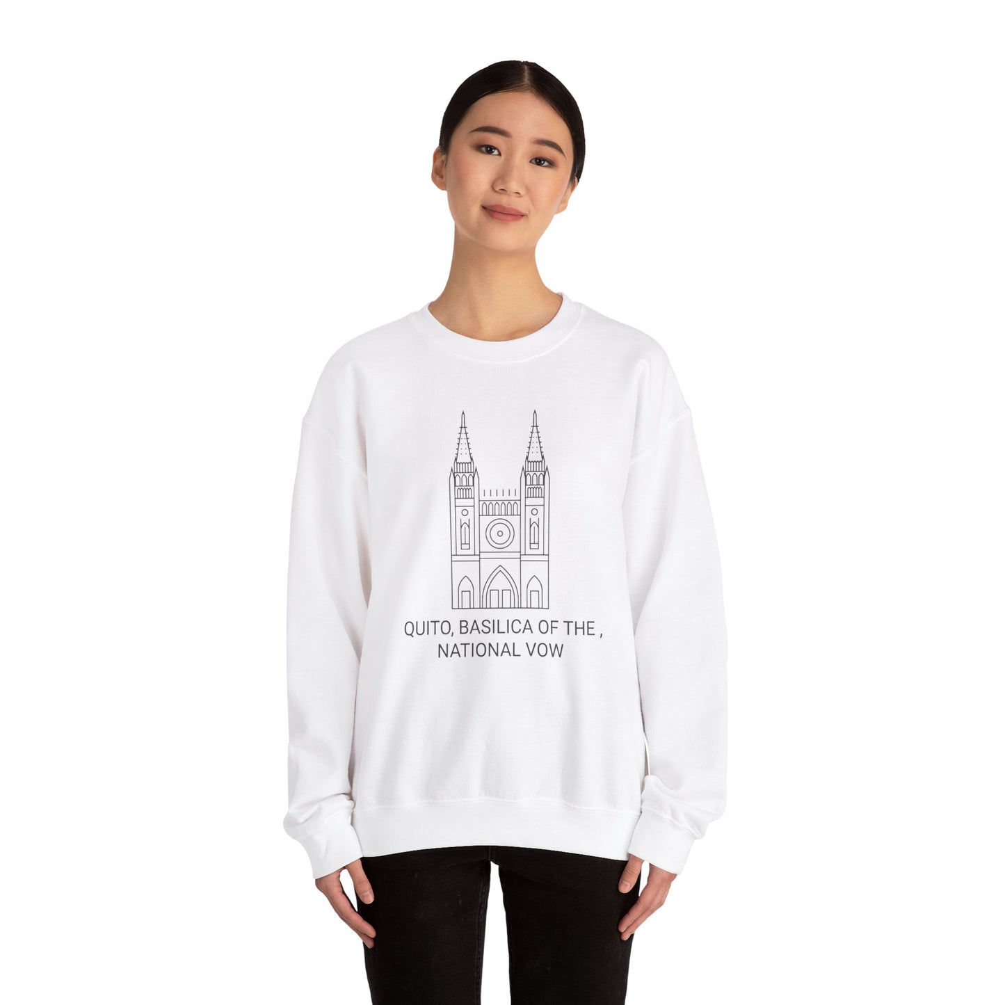 Unisex Quito Church Crewneck Sweatshirt