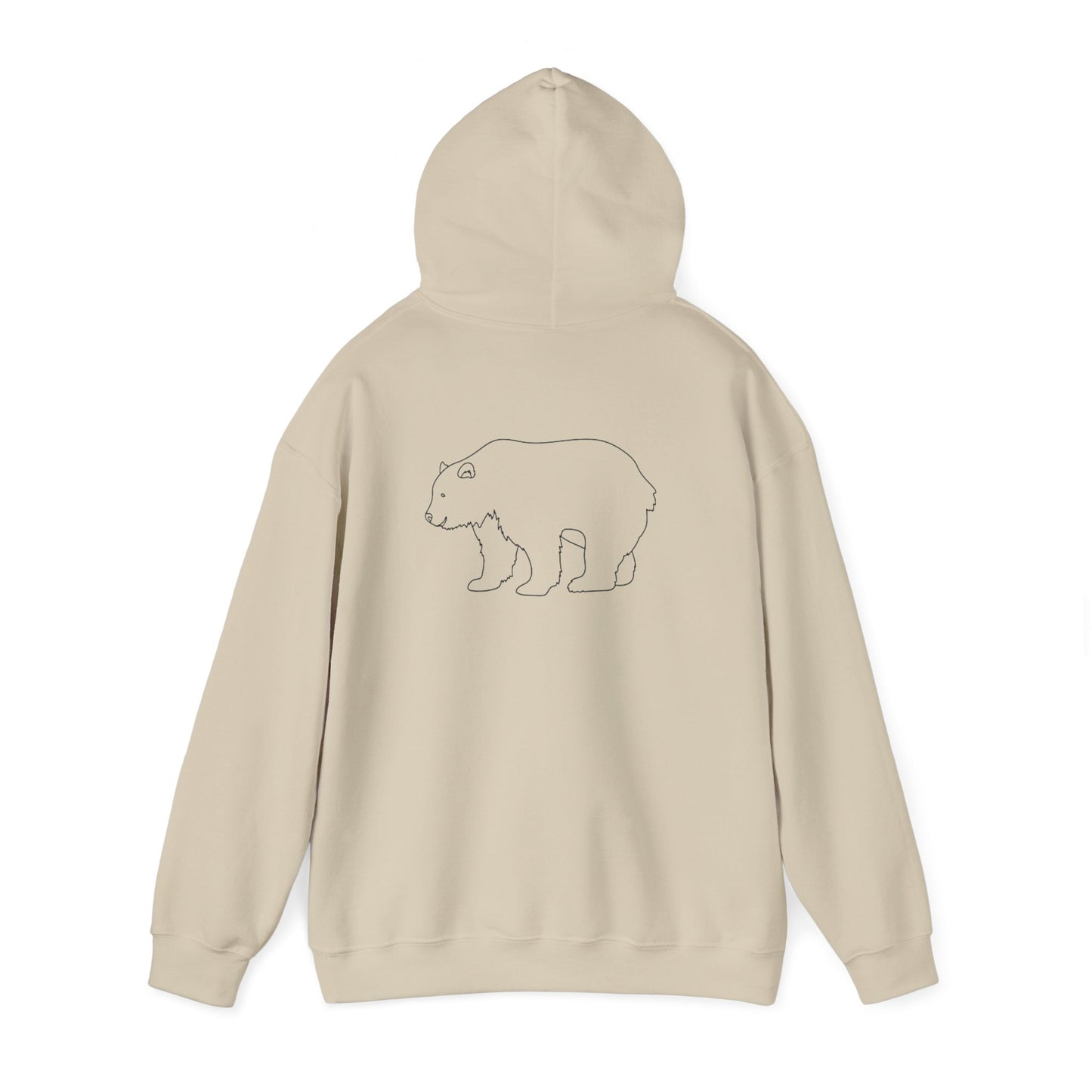 Unisex Bear Hooded Sweatshirt