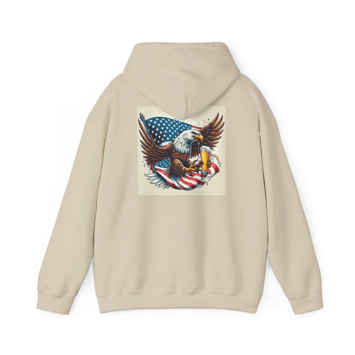 Unisex Eagle Hooded Sweatshirt