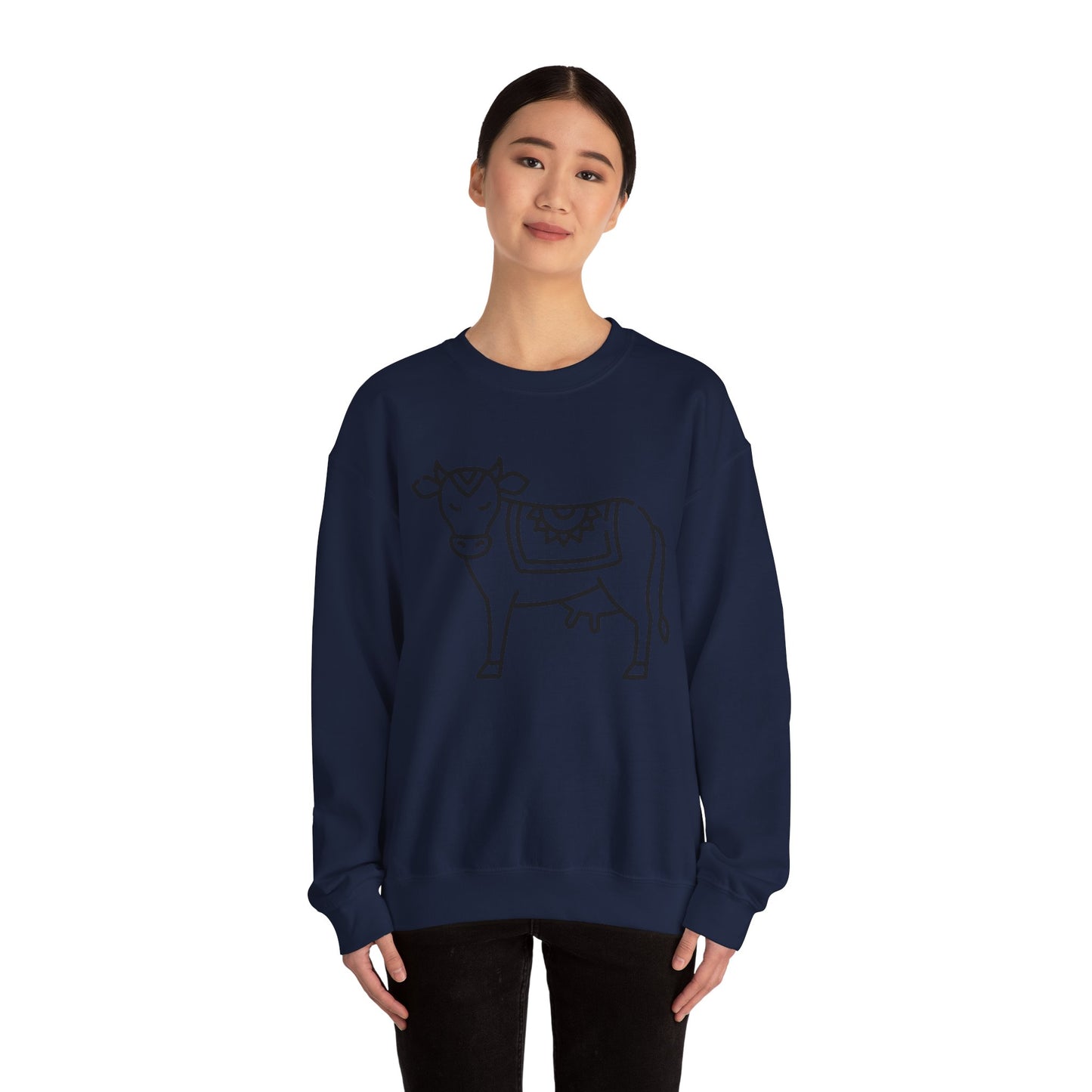 Unisex Cow Crewneck Sweatshirt