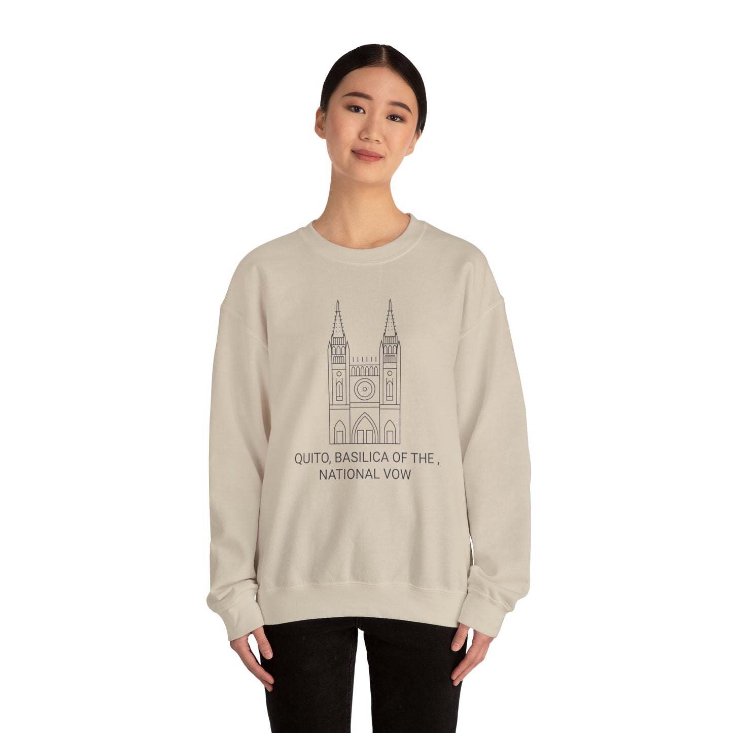 Unisex Quito Church Crewneck Sweatshirt