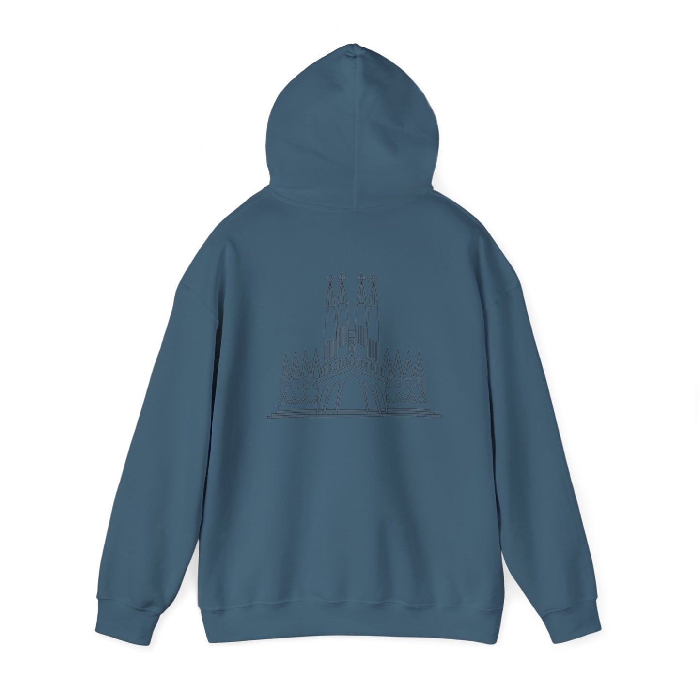 Unisex Barcelona Hooded Sweatshirt