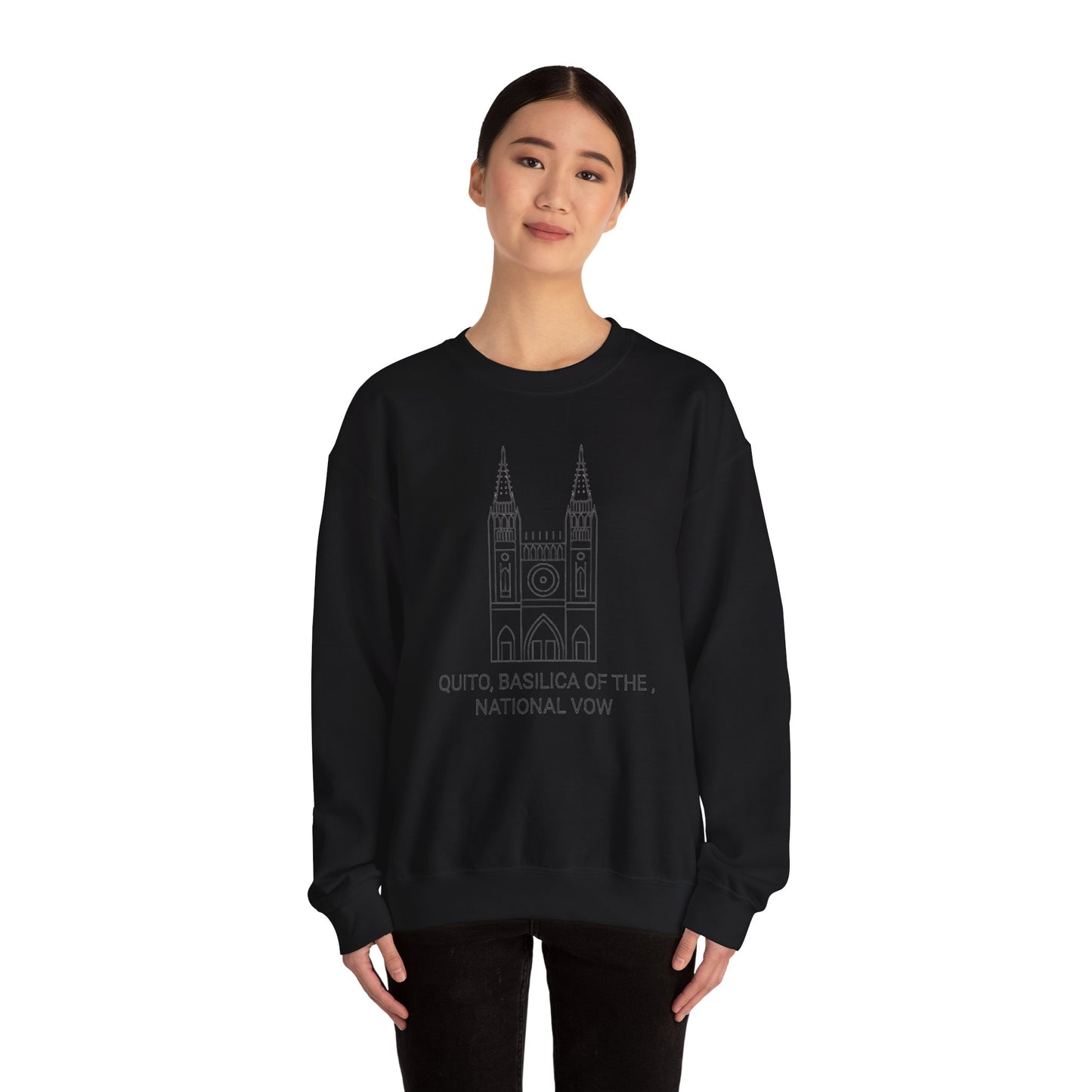 Unisex Quito Church Crewneck Sweatshirt