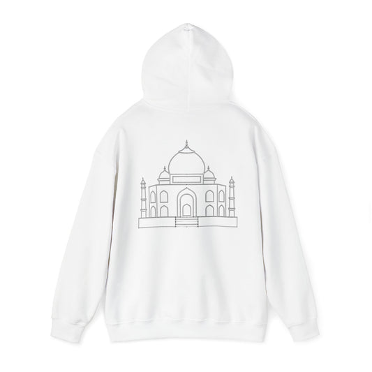 Unisex Taj Mahal Hooded Sweatshirt