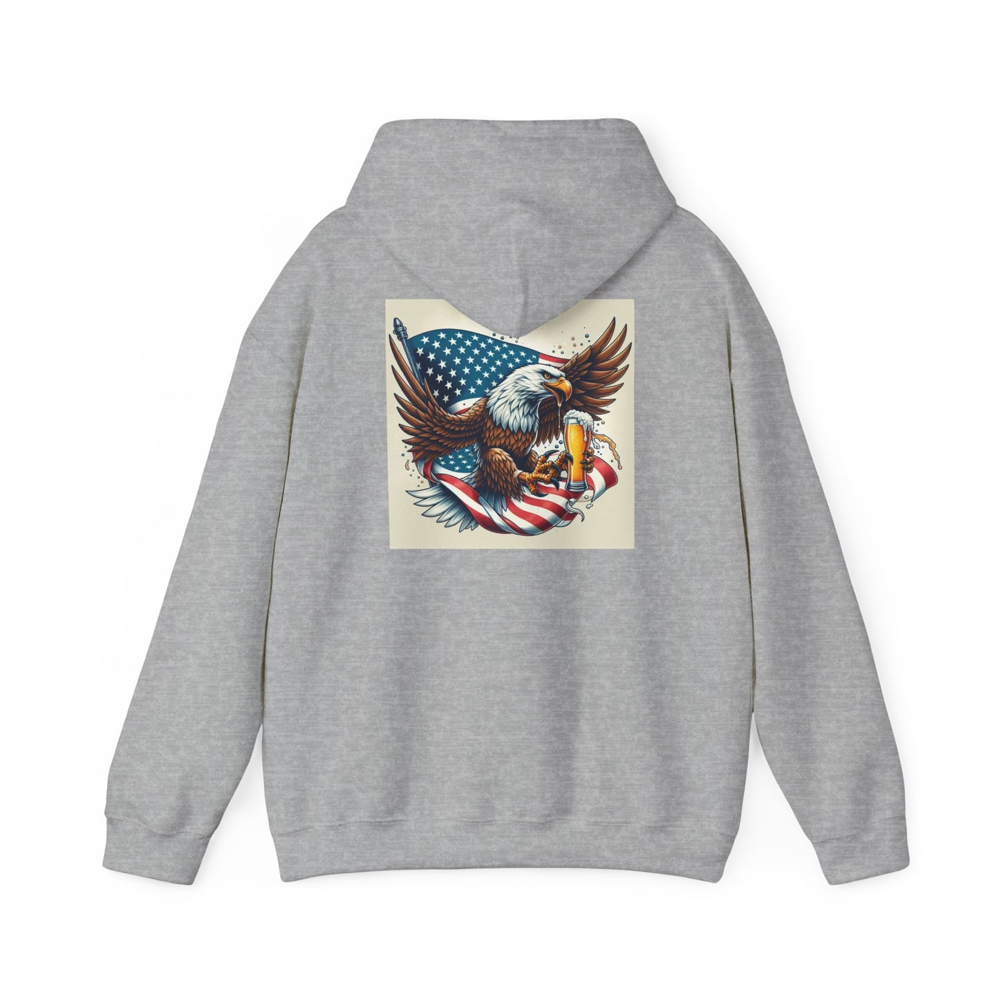 Unisex Eagle Hooded Sweatshirt