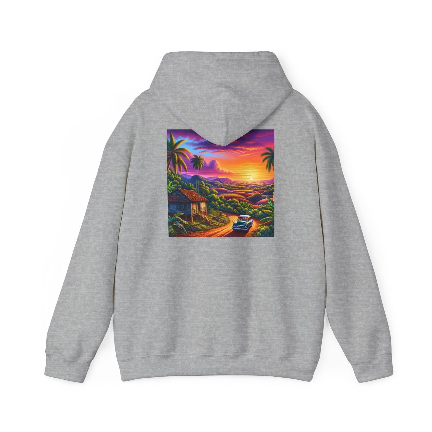 Unisex Cuba Paradise Hooded Sweatshirt