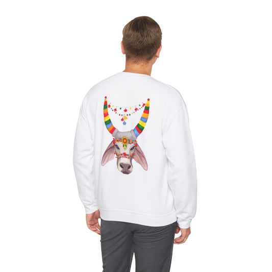 Unisex India Cow Crewneck Sweatshirt