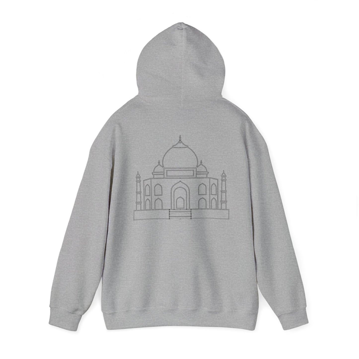 Unisex Taj Mahal Hooded Sweatshirt