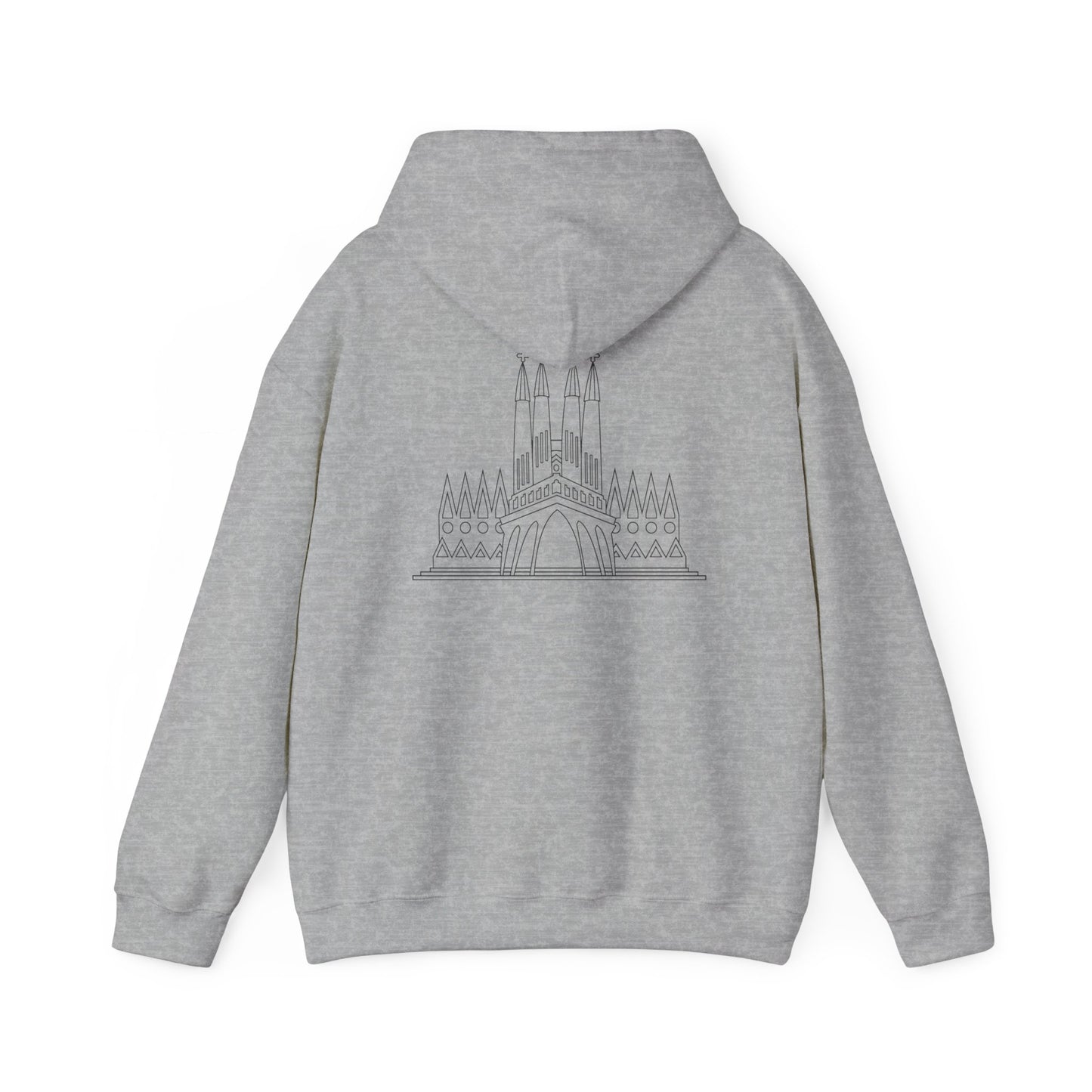 Unisex Barcelona Hooded Sweatshirt