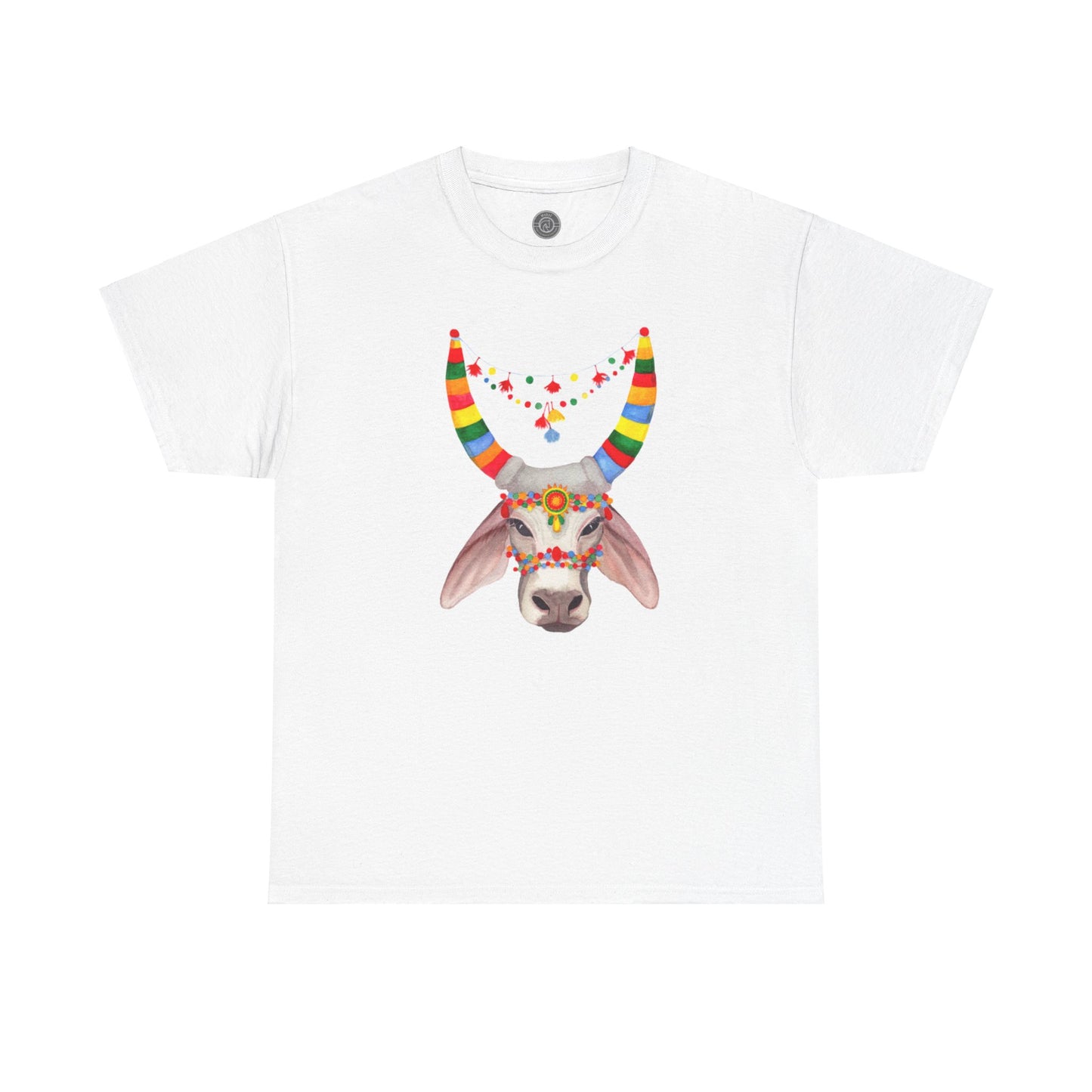 Unisex India Cow Tee