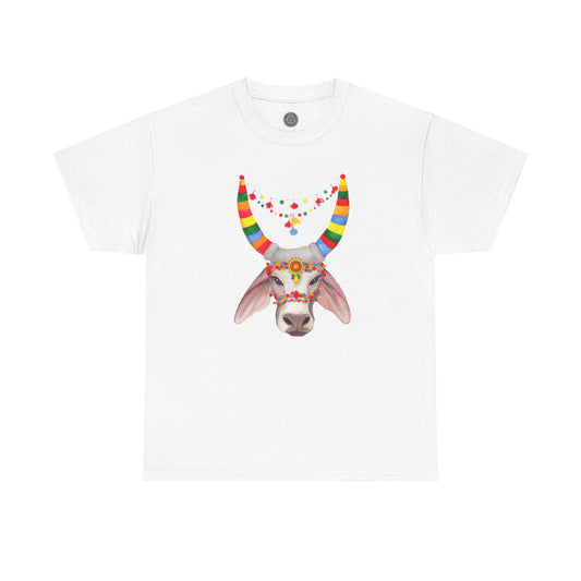 Unisex India Cow Tee