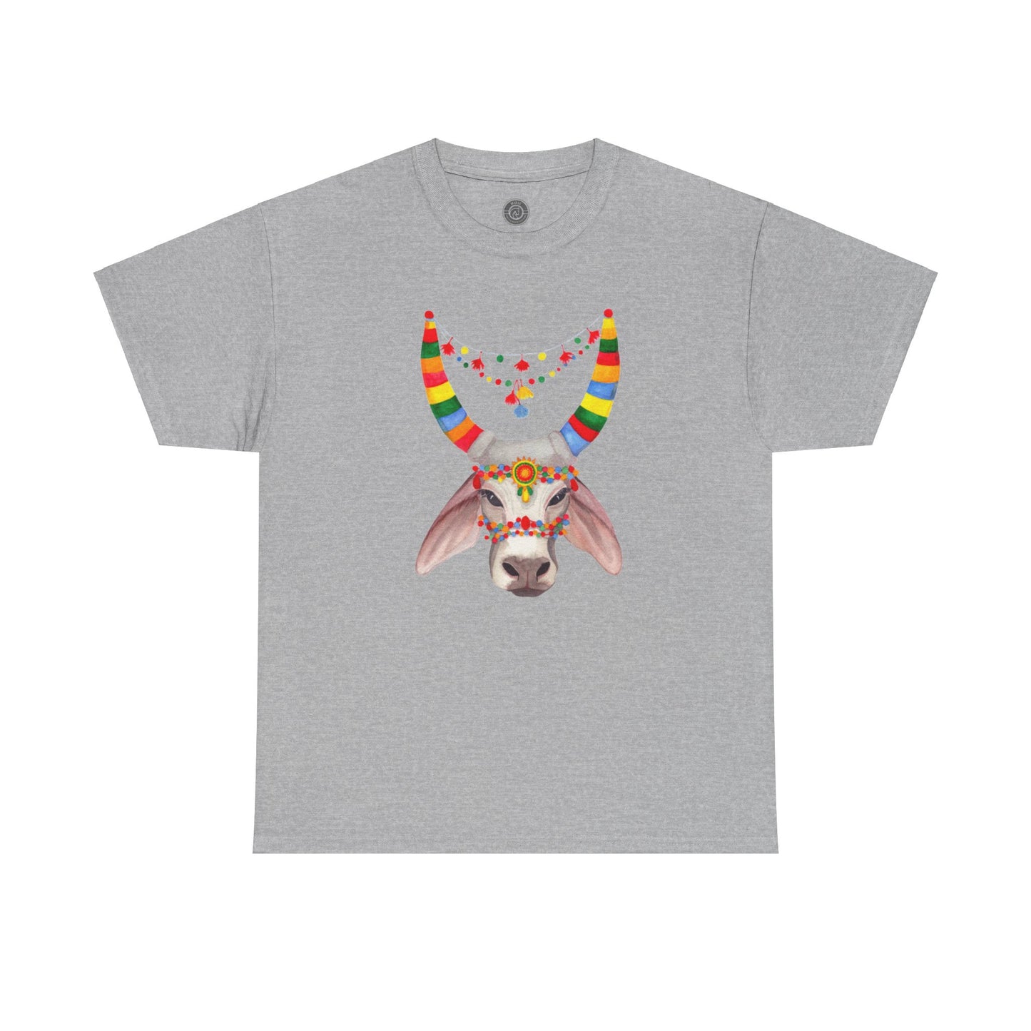 Unisex India Cow Tee