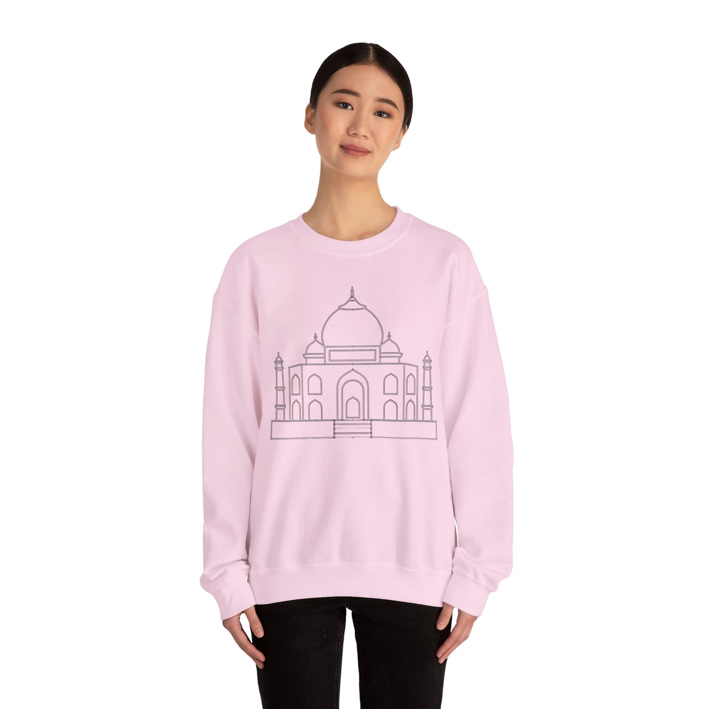 Unisex Taj Mahal Crewneck Sweatshirt