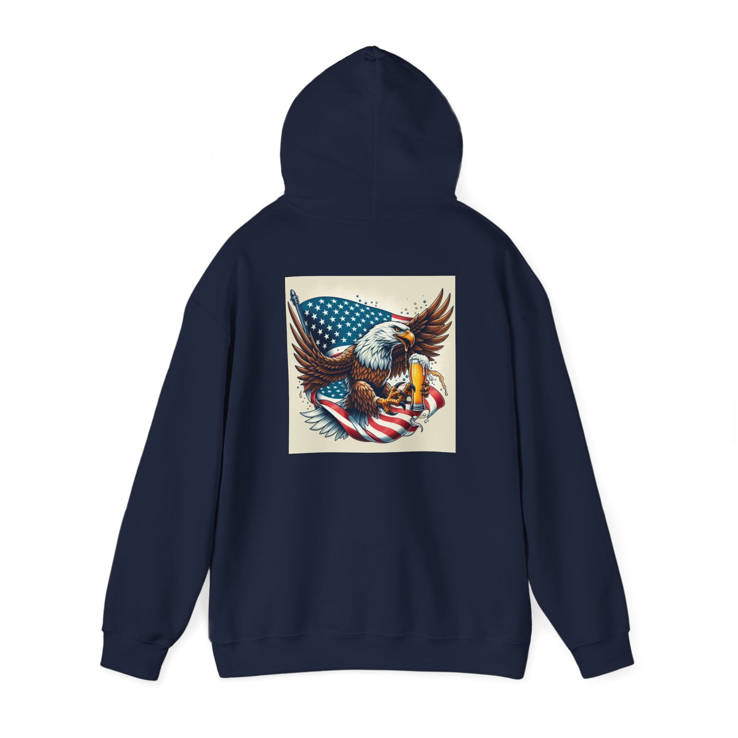 Unisex Eagle Hooded Sweatshirt