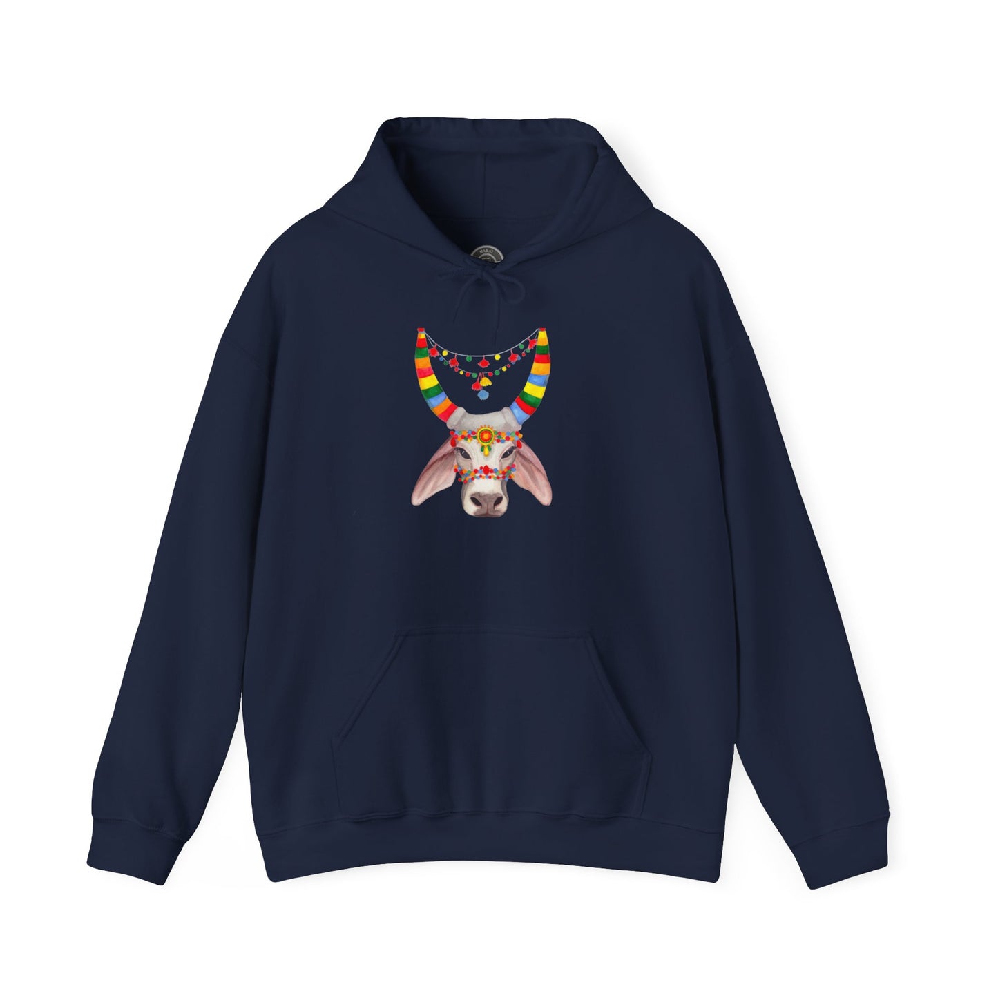 Unisex India Cow Hooded Sweatshirt