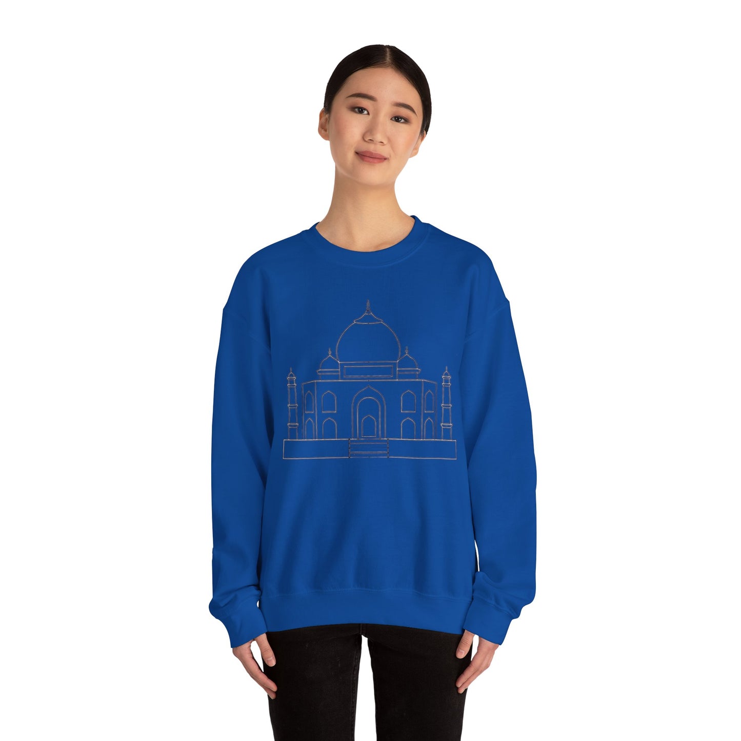 Unisex Taj Mahal Crewneck Sweatshirt