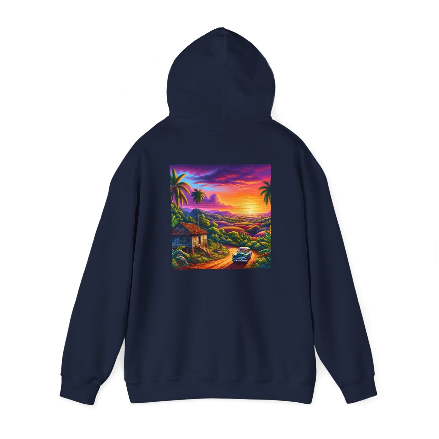 Unisex Cuba Paradise Hooded Sweatshirt