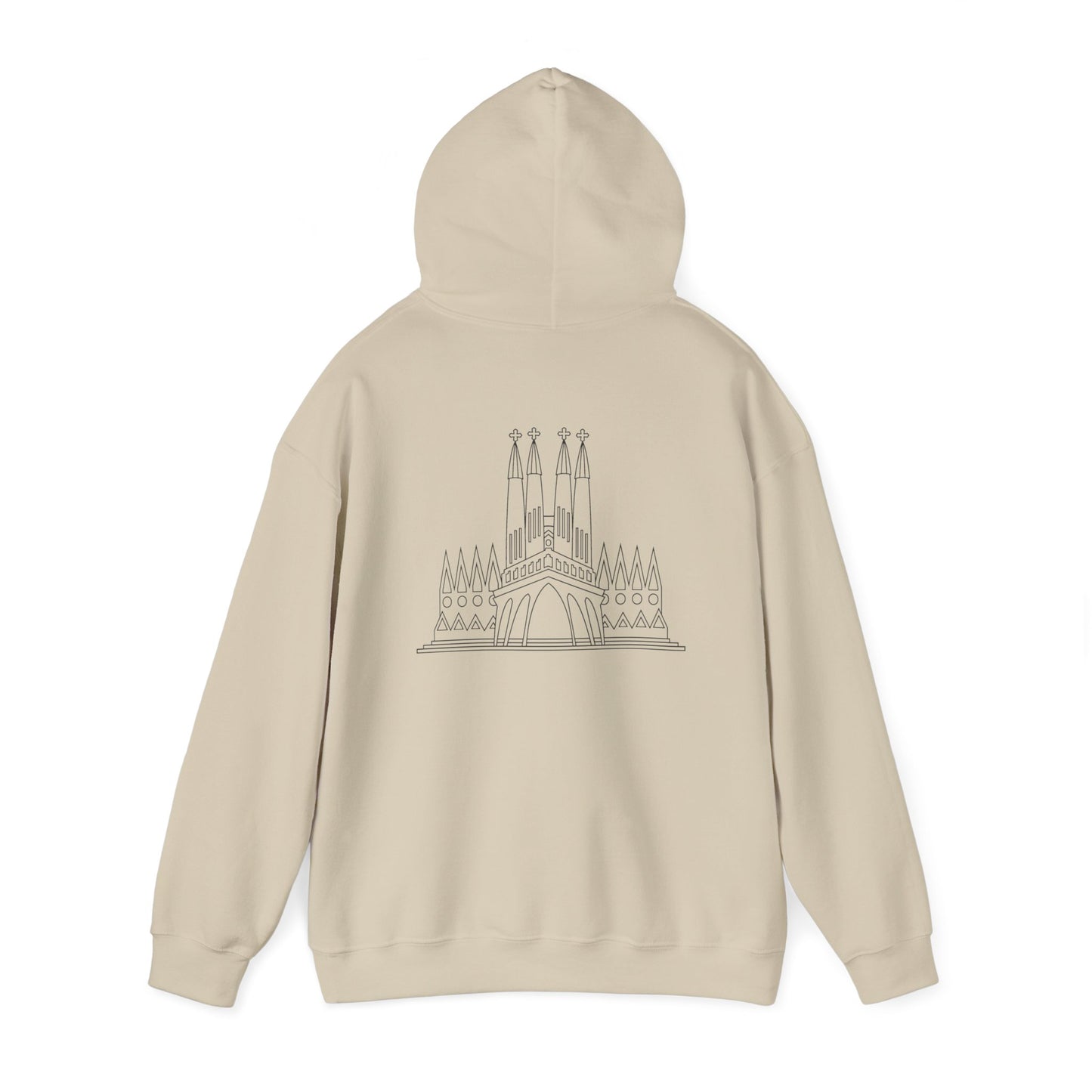 Unisex Barcelona Hooded Sweatshirt