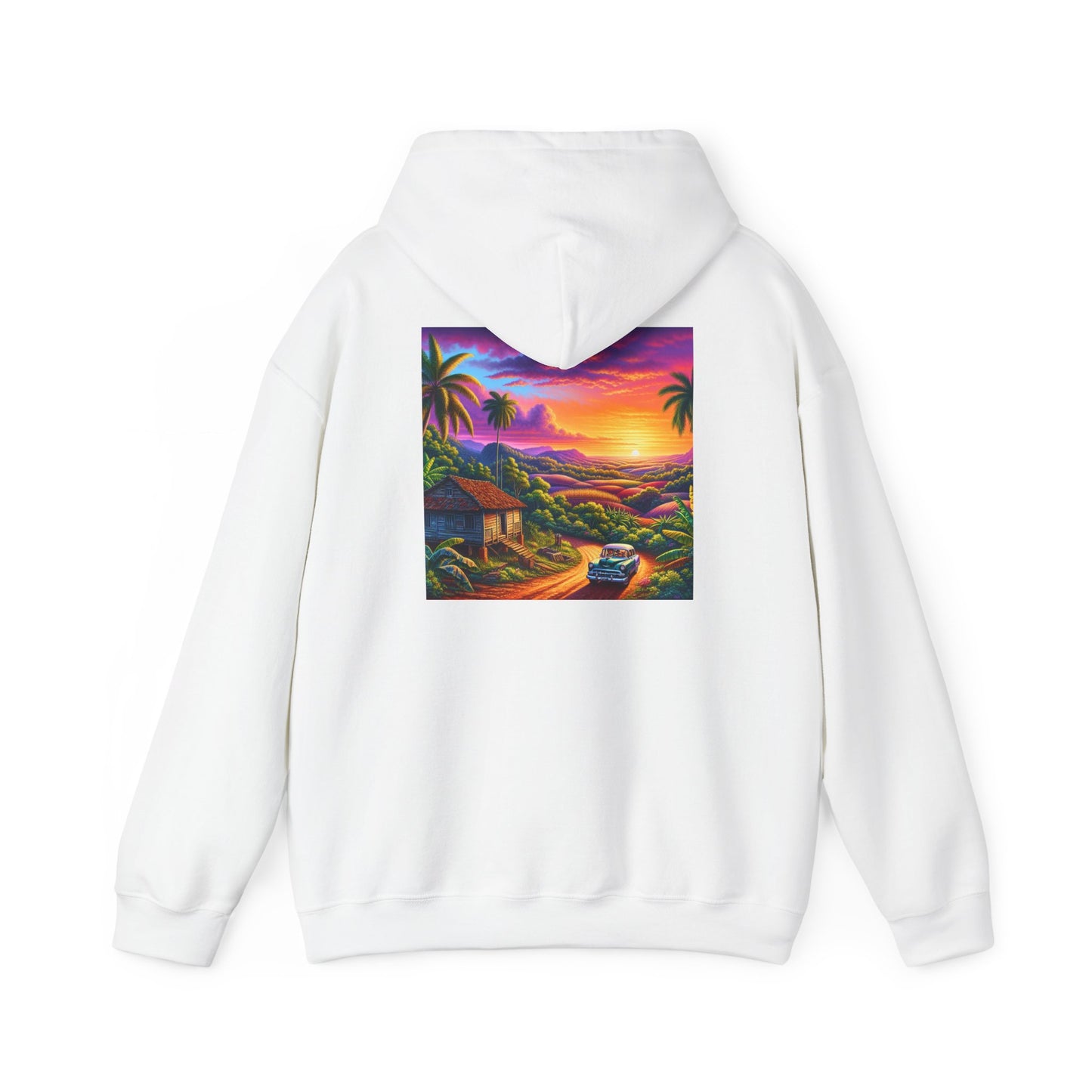 Unisex Cuba Paradise Hooded Sweatshirt