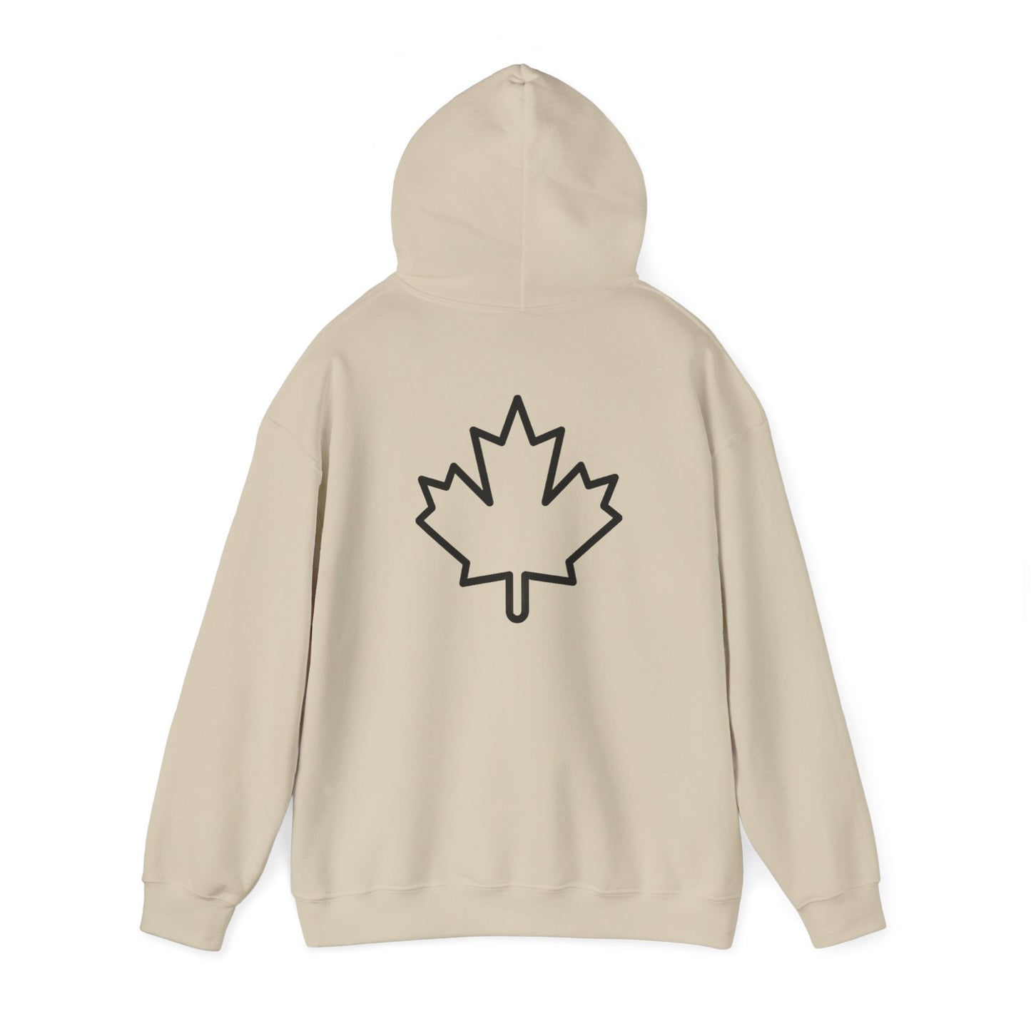 Unisex Maple Leaf Hooded Sweatshirt