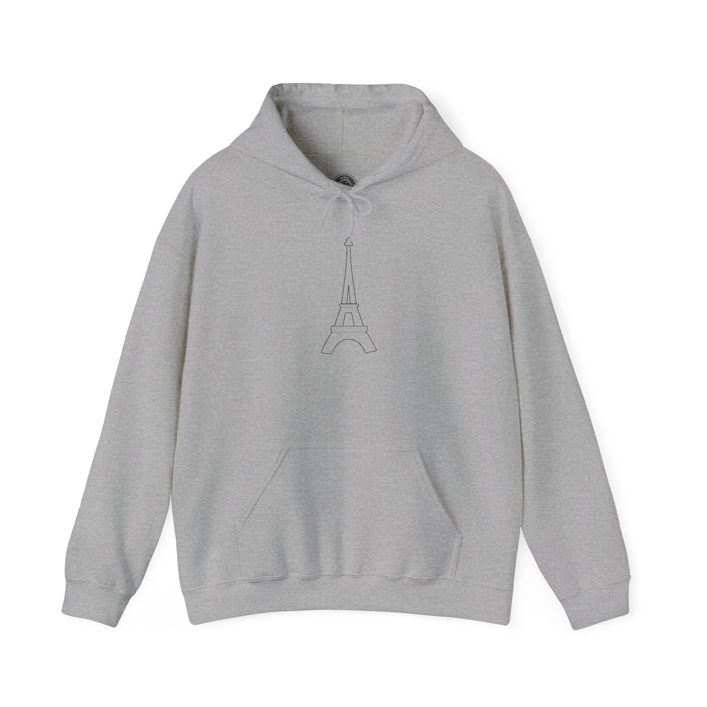 Unisex Paris Hooded Sweatshirt