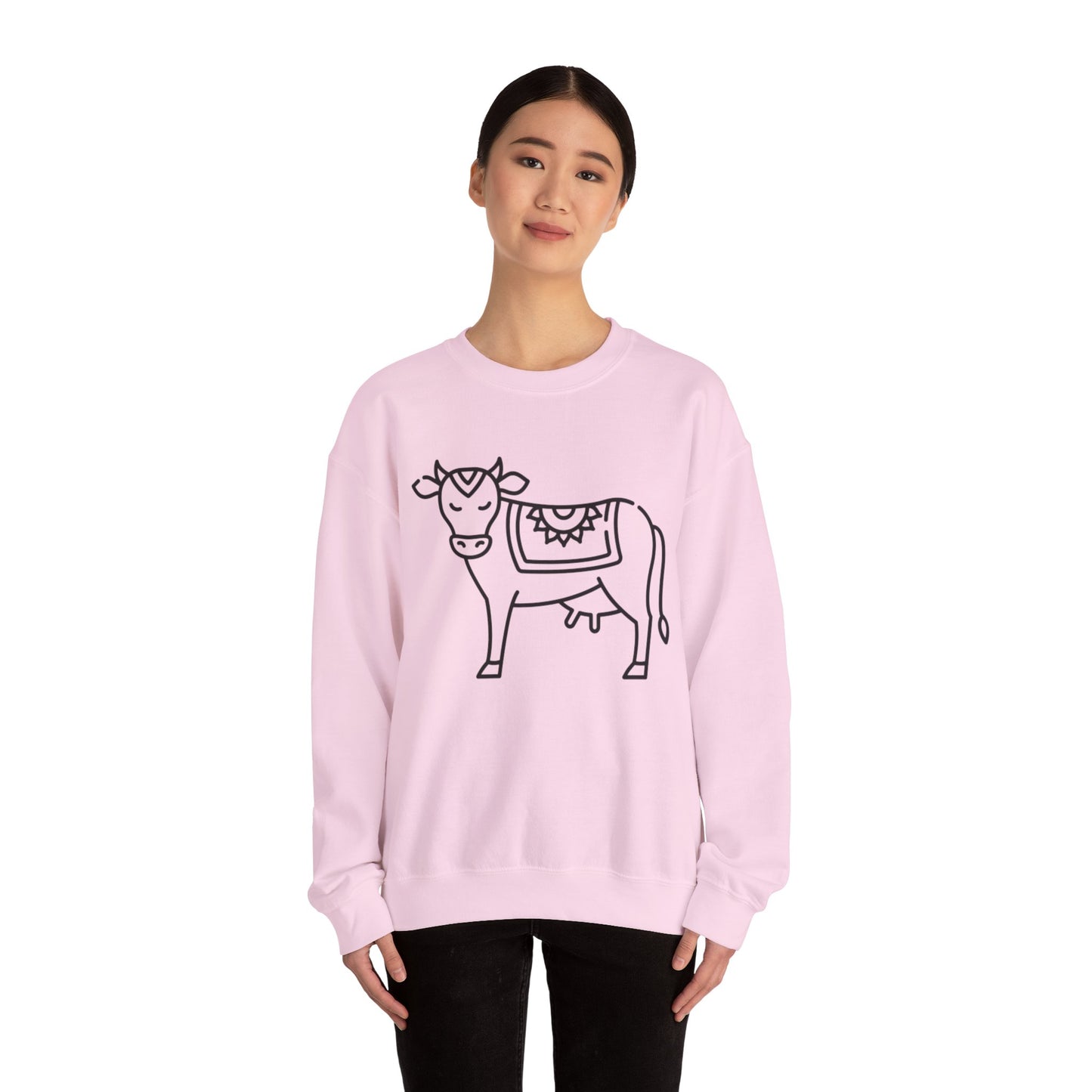 Unisex Cow Crewneck Sweatshirt