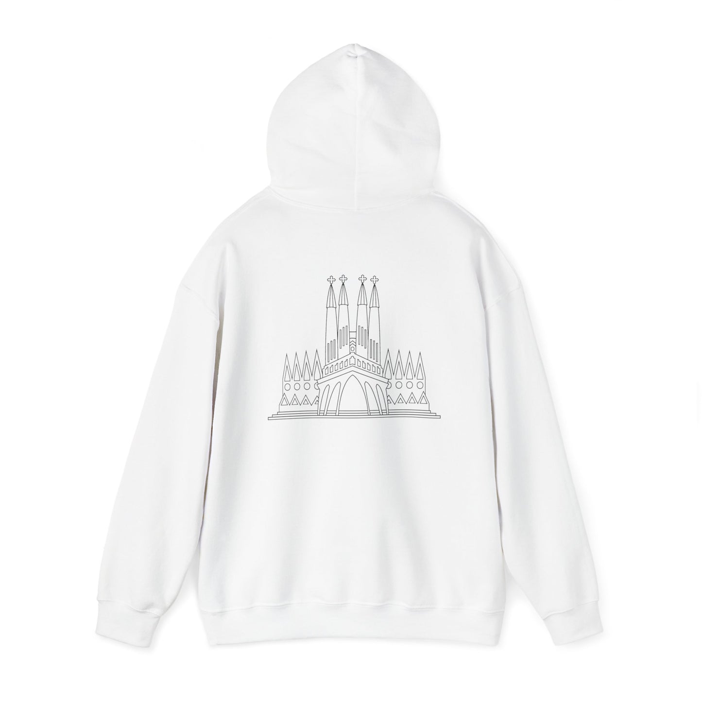 Unisex Barcelona Hooded Sweatshirt