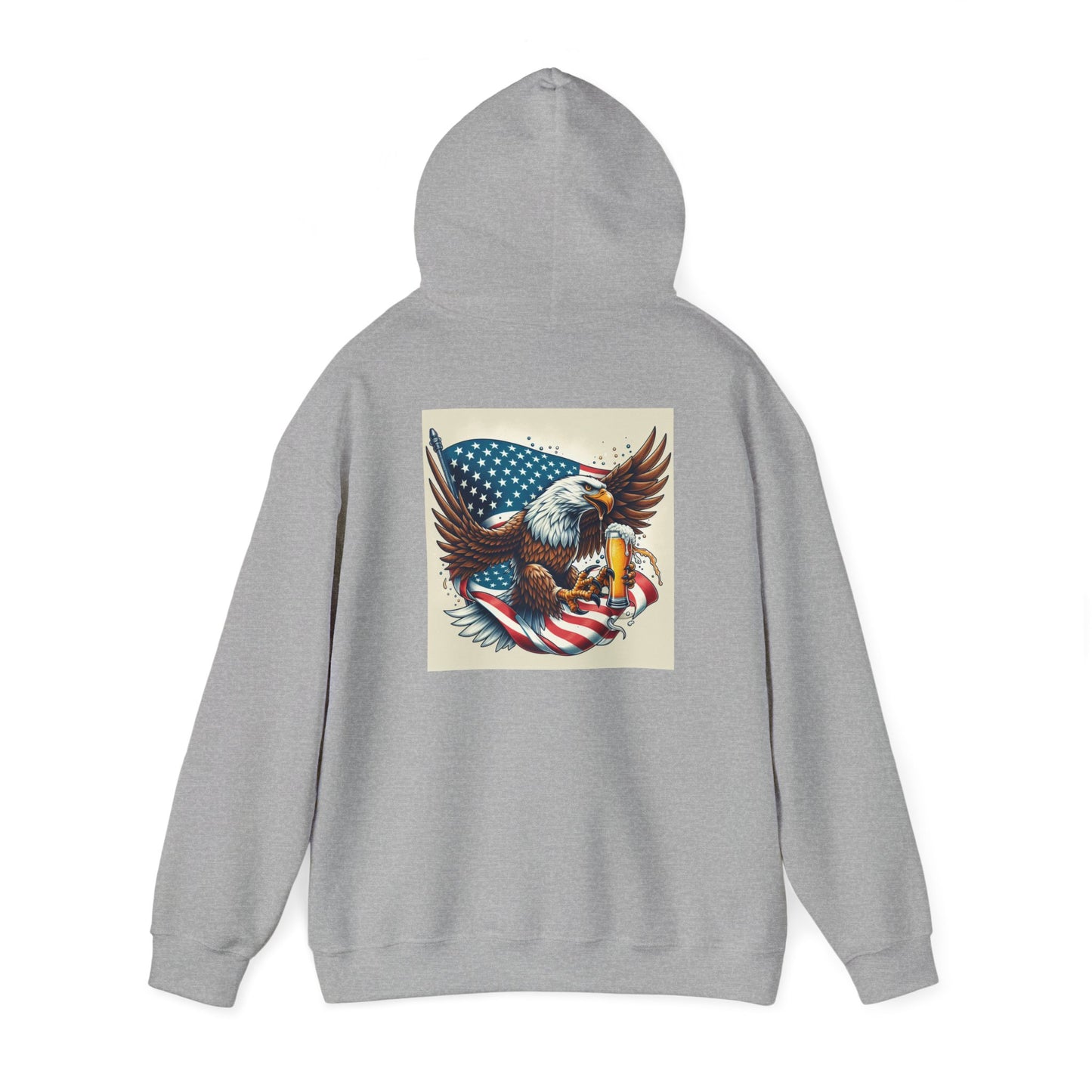 Unisex Eagle Hooded Sweatshirt