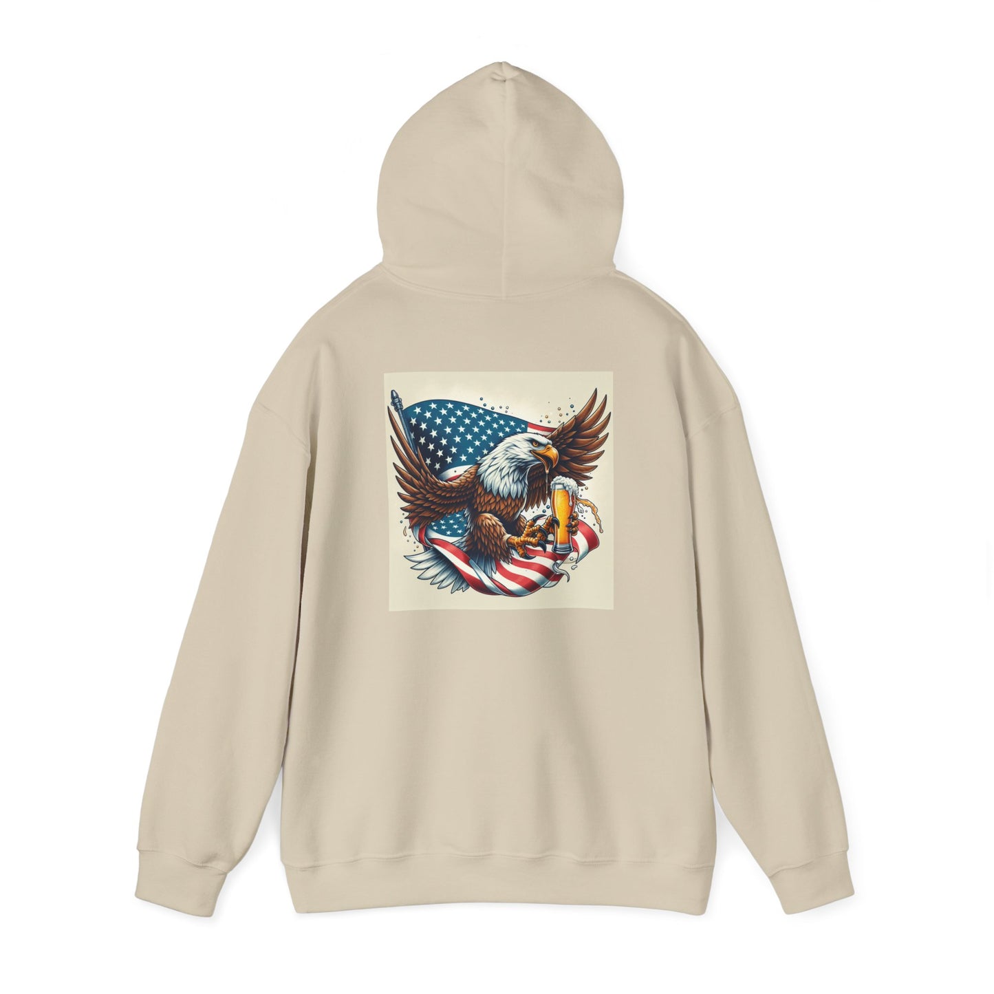 Unisex Eagle Hooded Sweatshirt