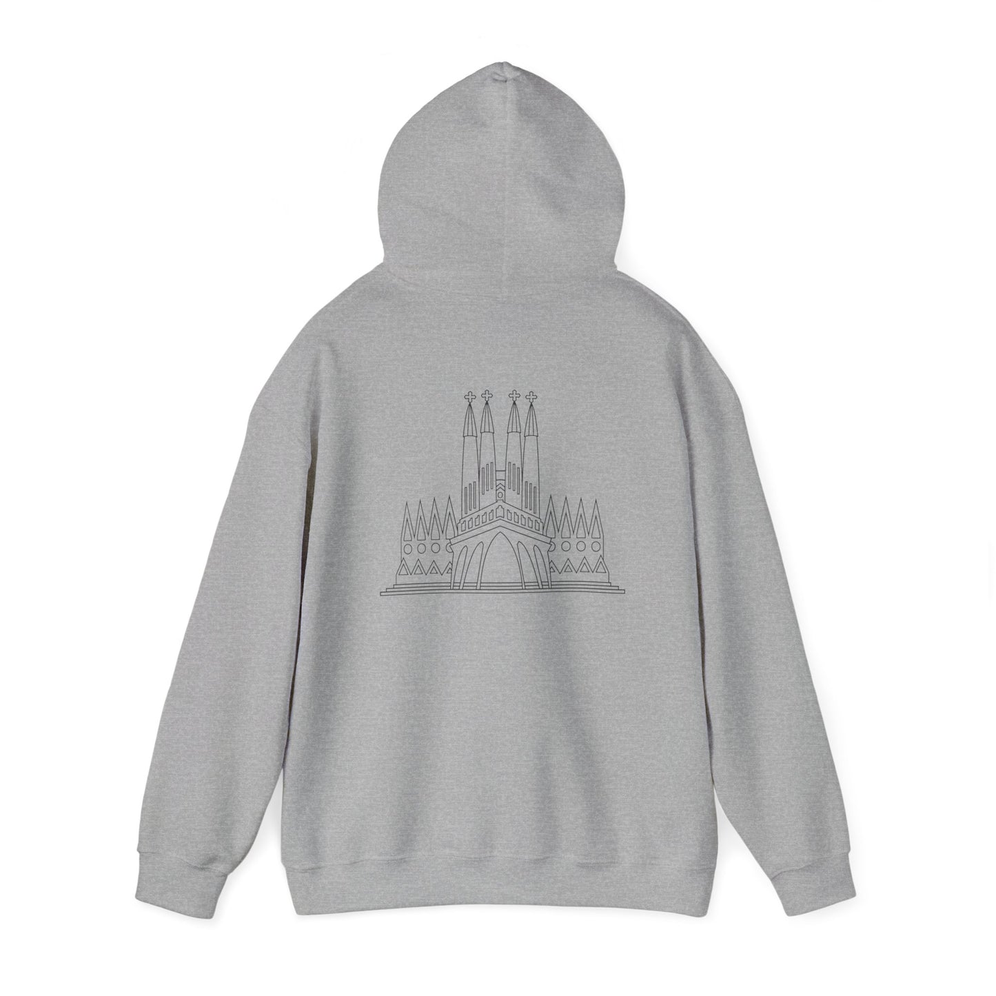 Unisex Barcelona Hooded Sweatshirt