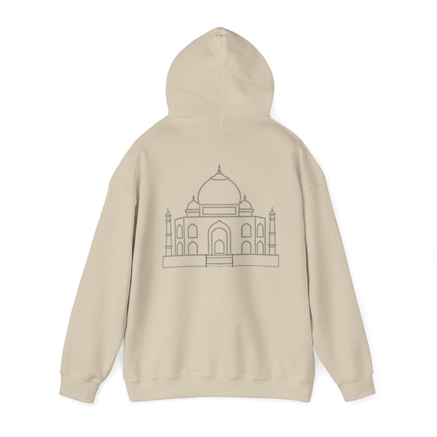 Unisex Taj Mahal Hooded Sweatshirt