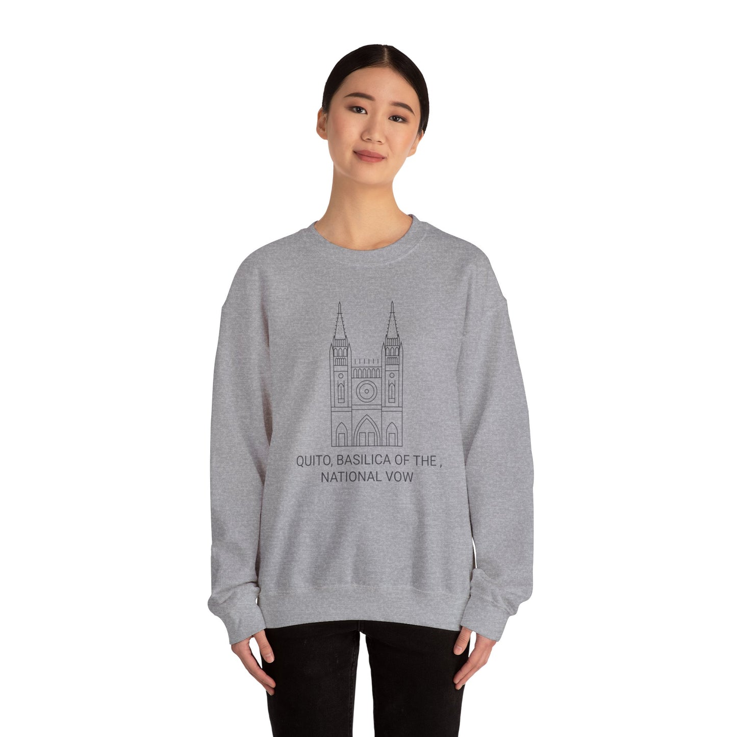 Unisex Quito Church Crewneck Sweatshirt