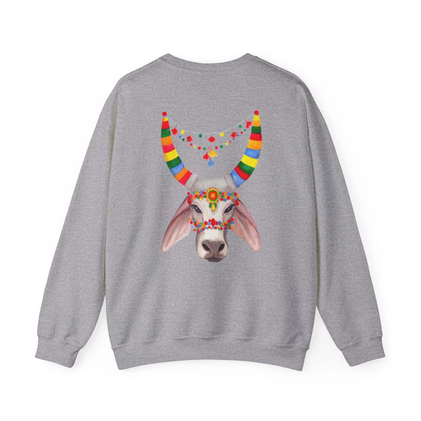 Unisex India Cow Crewneck Sweatshirt