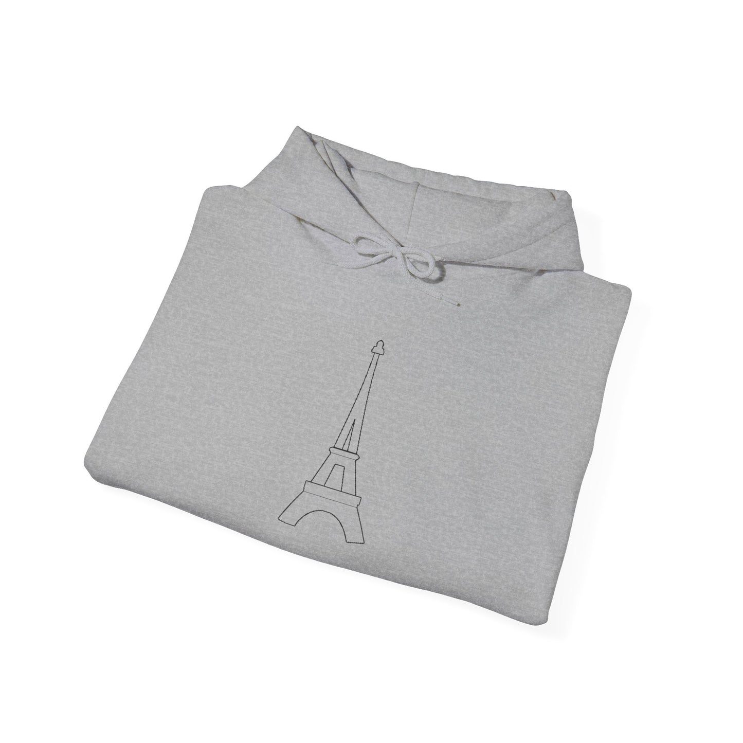 Unisex Paris Hooded Sweatshirt