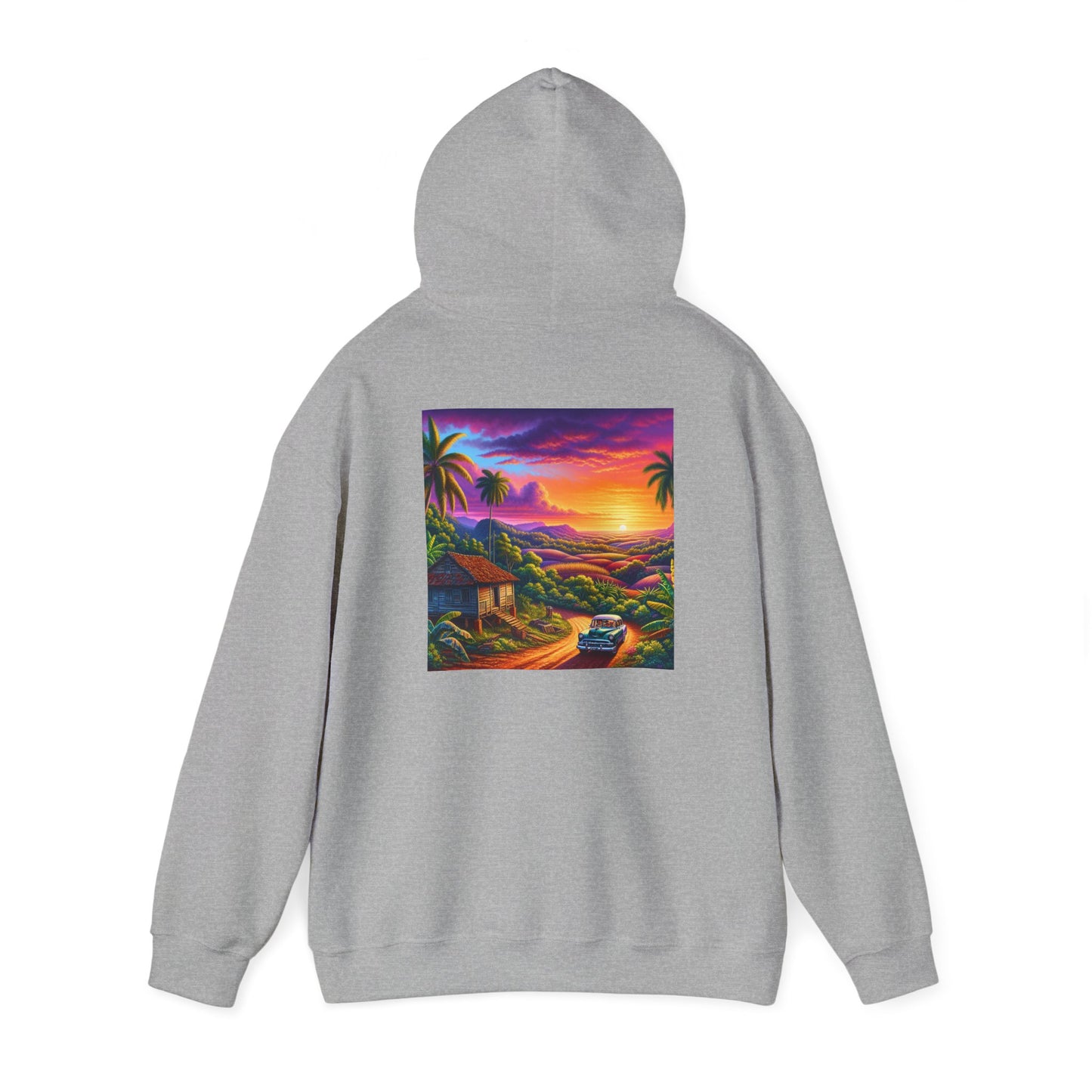 Unisex Cuba Paradise Hooded Sweatshirt