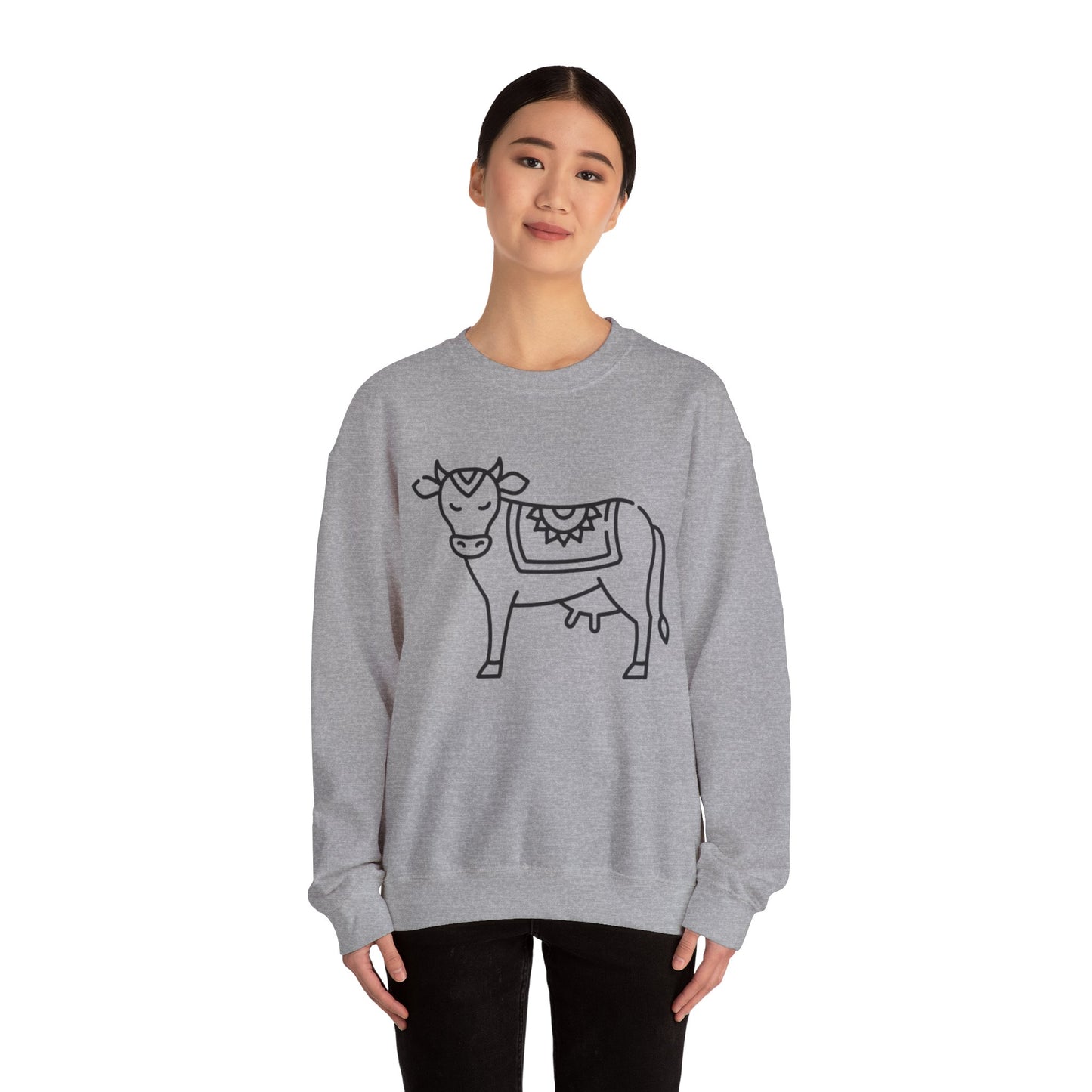 Unisex Cow Crewneck Sweatshirt