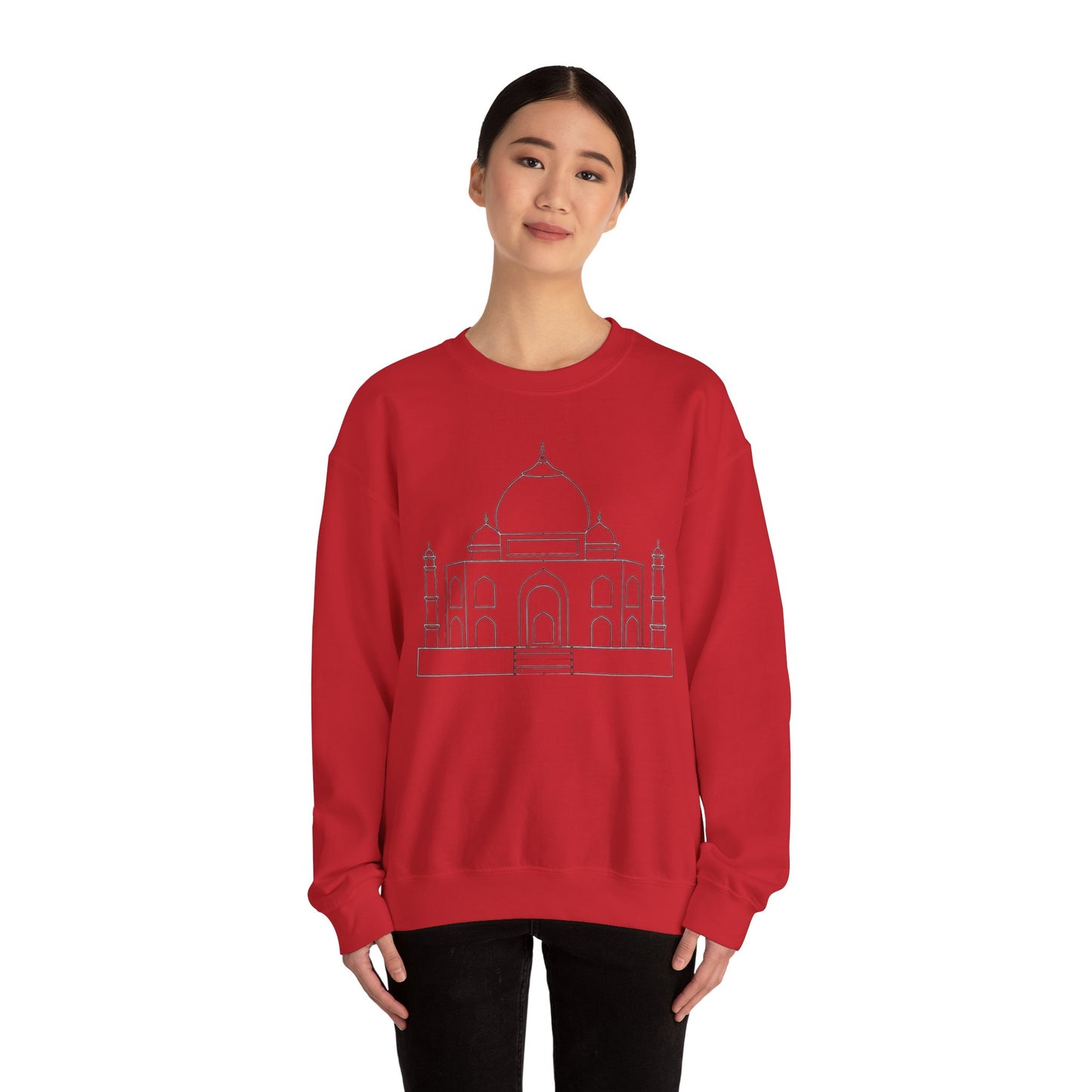 Unisex Taj Mahal Crewneck Sweatshirt