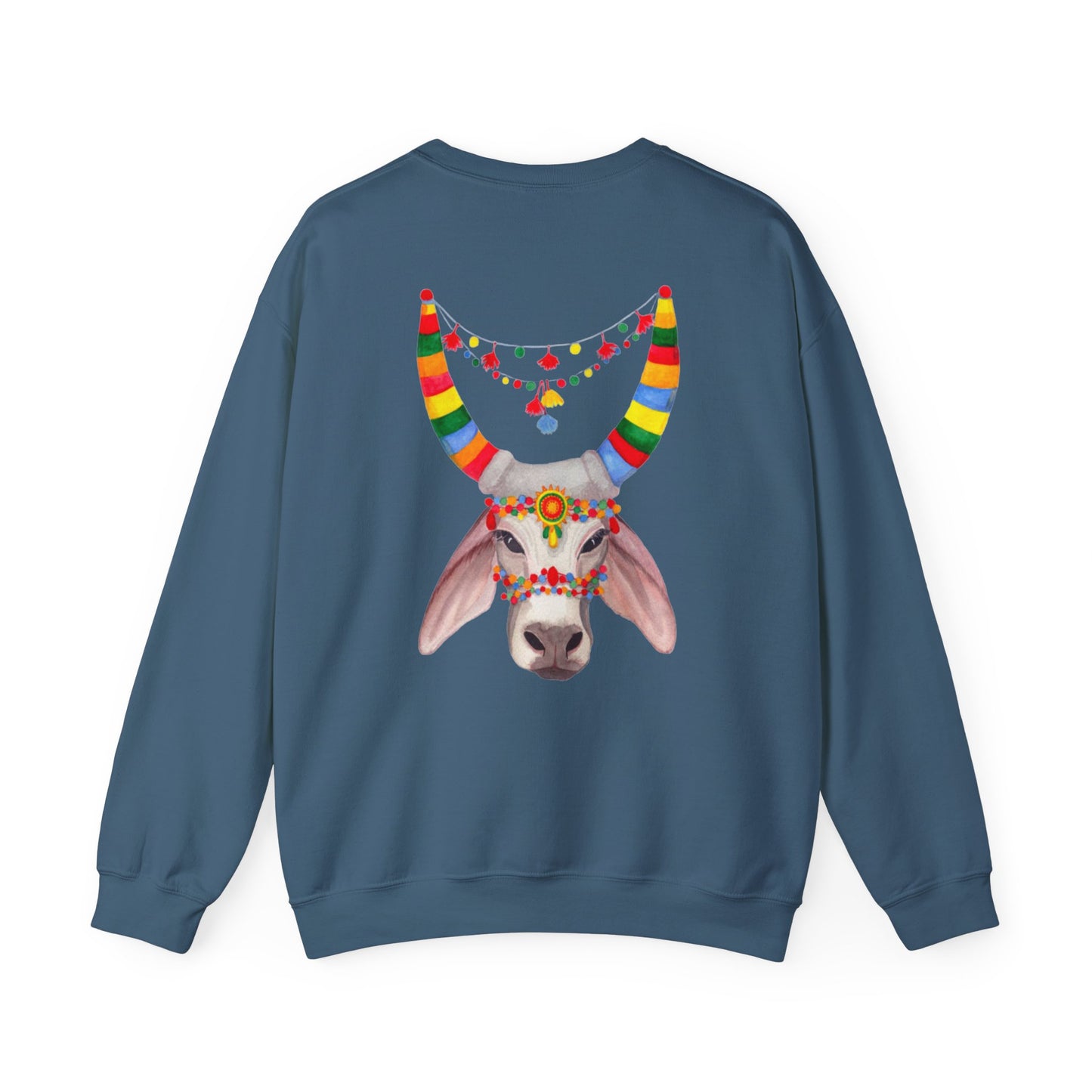 Unisex India Cow Crewneck Sweatshirt