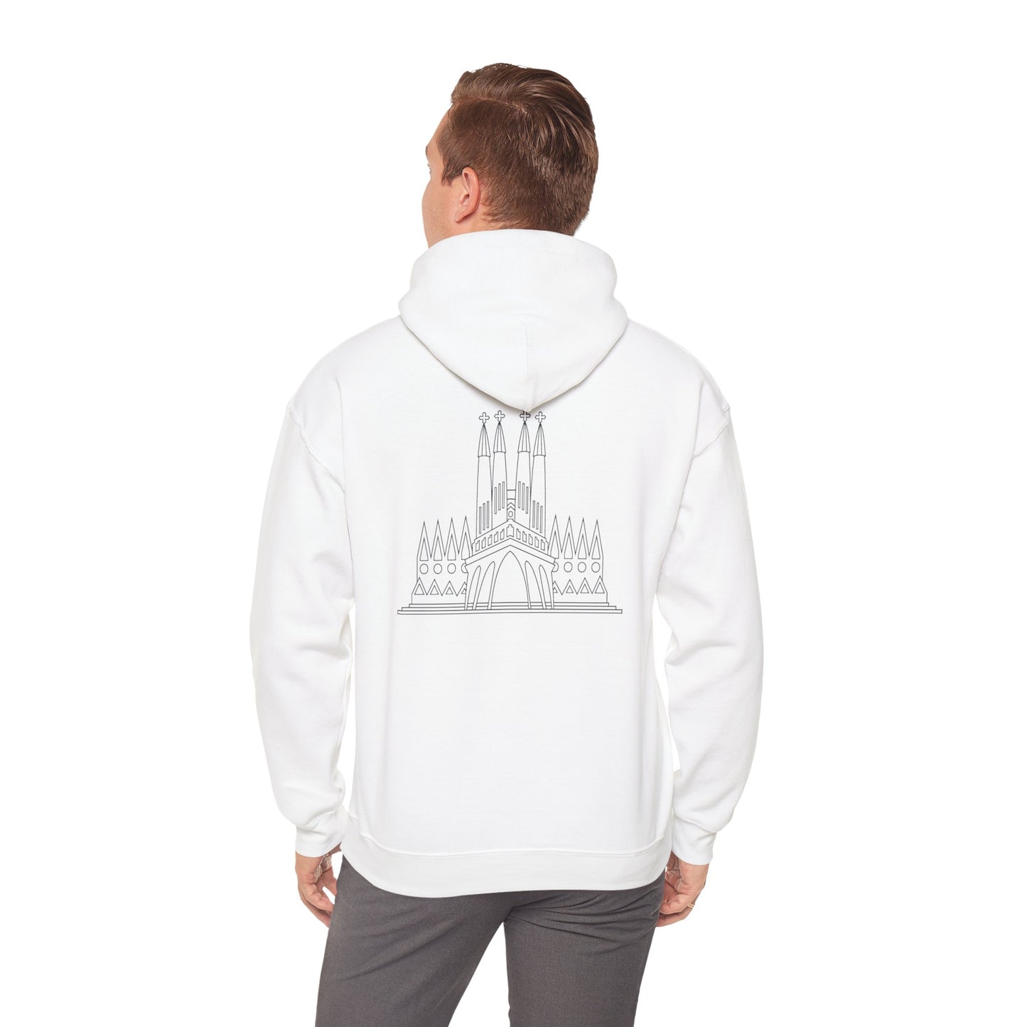 Unisex Barcelona Hooded Sweatshirt