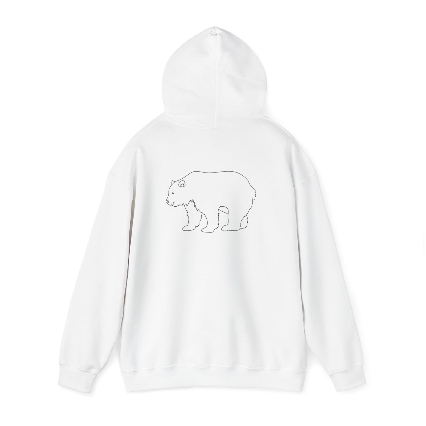 Unisex Bear Hooded Sweatshirt