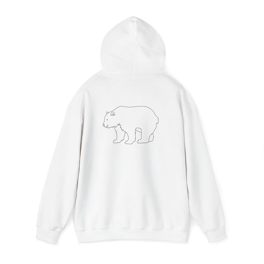 Unisex Bear Hooded Sweatshirt