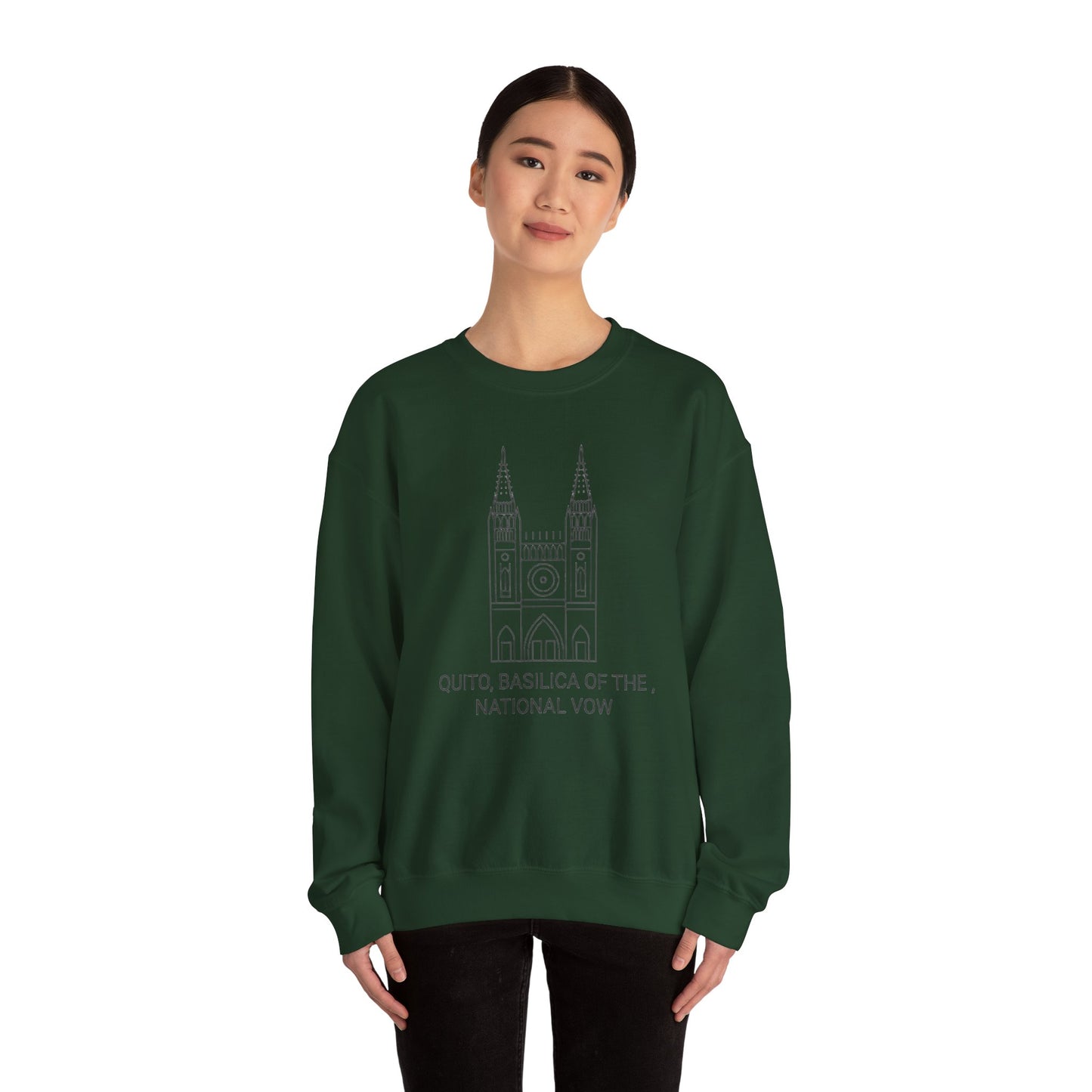 Unisex Quito Church Crewneck Sweatshirt