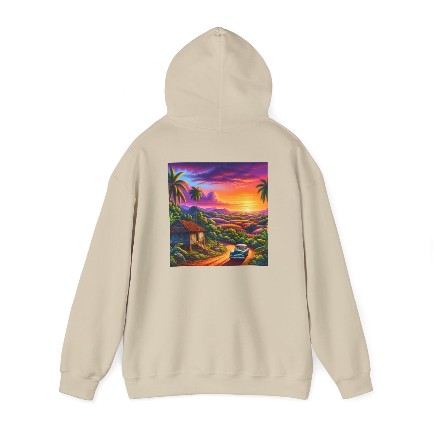 Unisex Cuba Paradise Hooded Sweatshirt